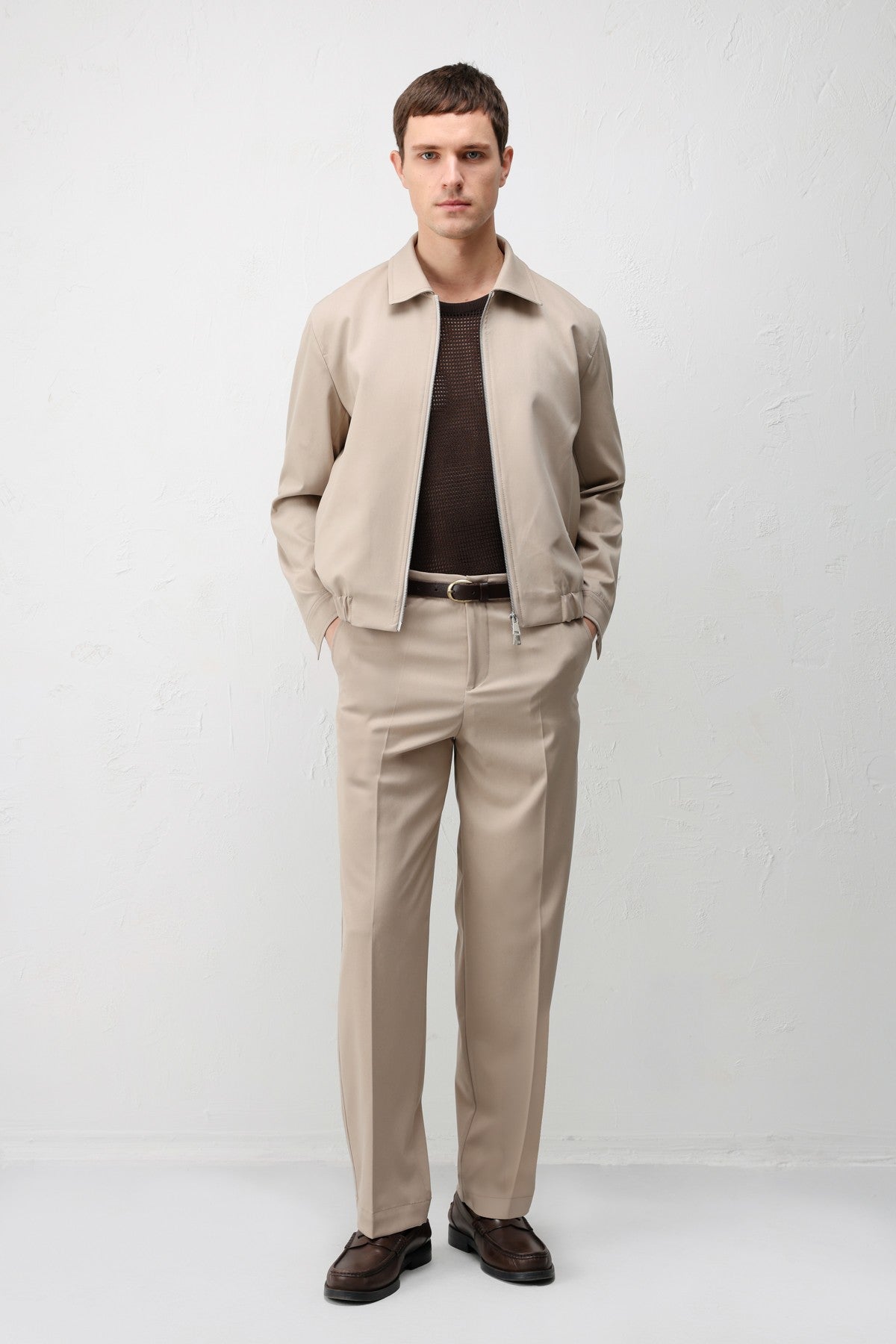 Antioch Men's Jacket with Elastic Waistband