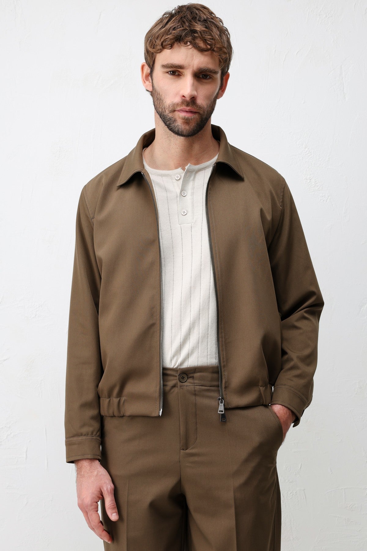 Antioch Men's Jacket with Elastic Waistband