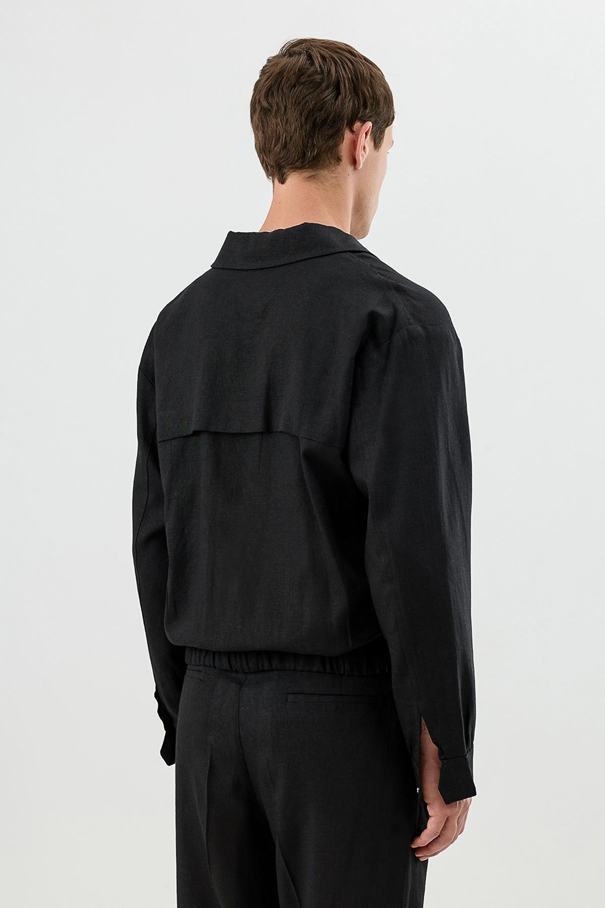 Linen-Blend Summer Jacket