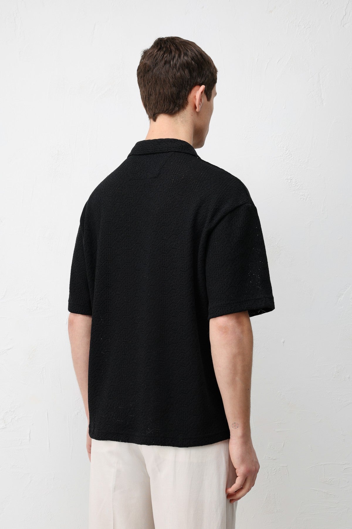 Antioch Knitted-Textured Men's T-Shirt