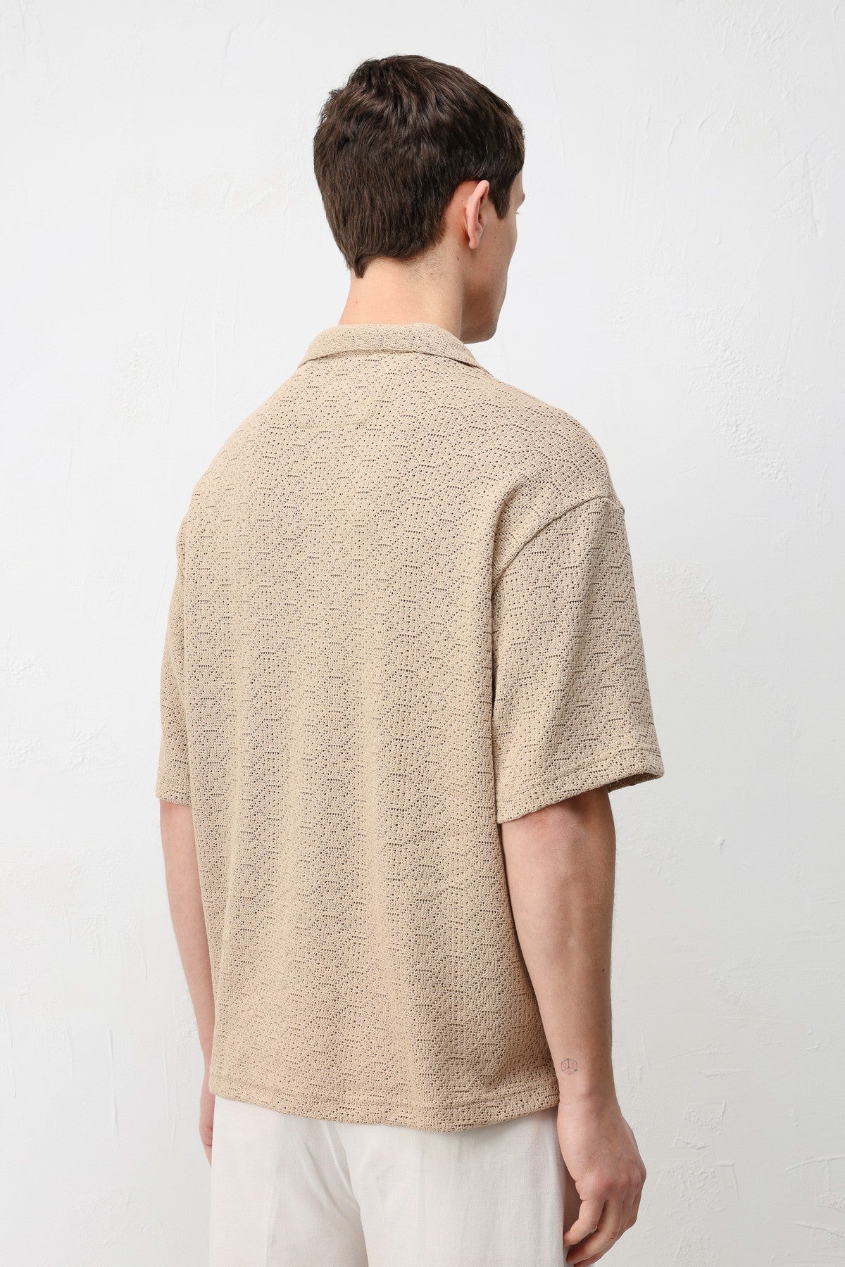 Men's Knit-Textured T-Shirt