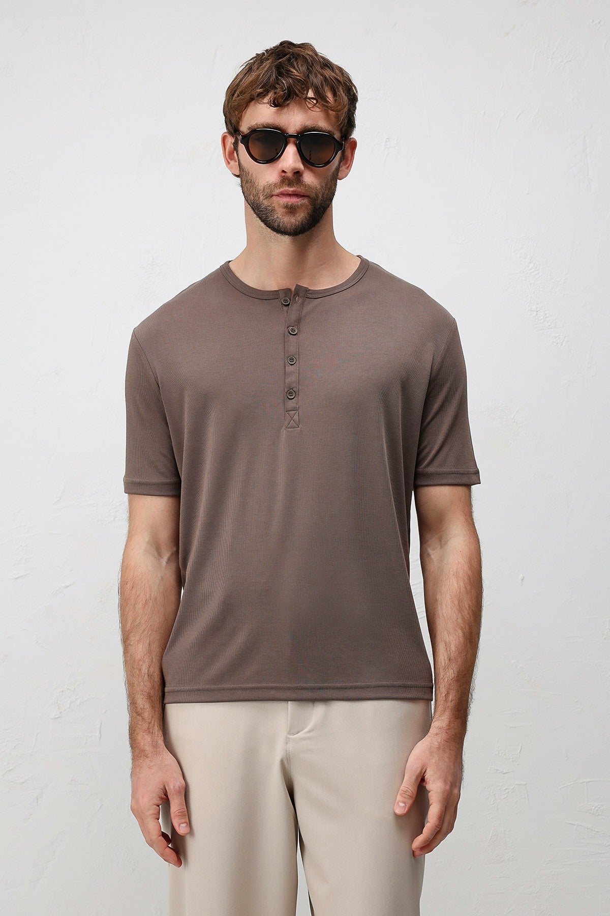 Antioch Button-Down Collar Men's T-Shirt