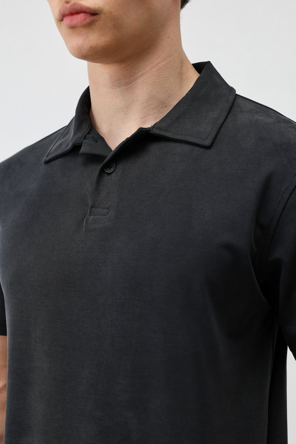 Antioch Lyocell-Blend Polo Neck Men's T-Shirt