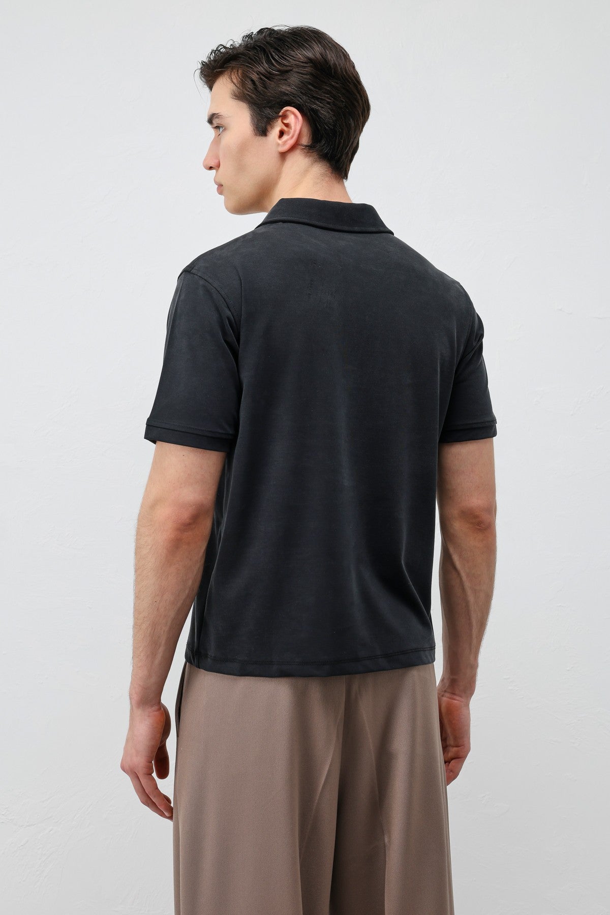 Antioch Lyocell-Blend Polo Neck Men's T-Shirt