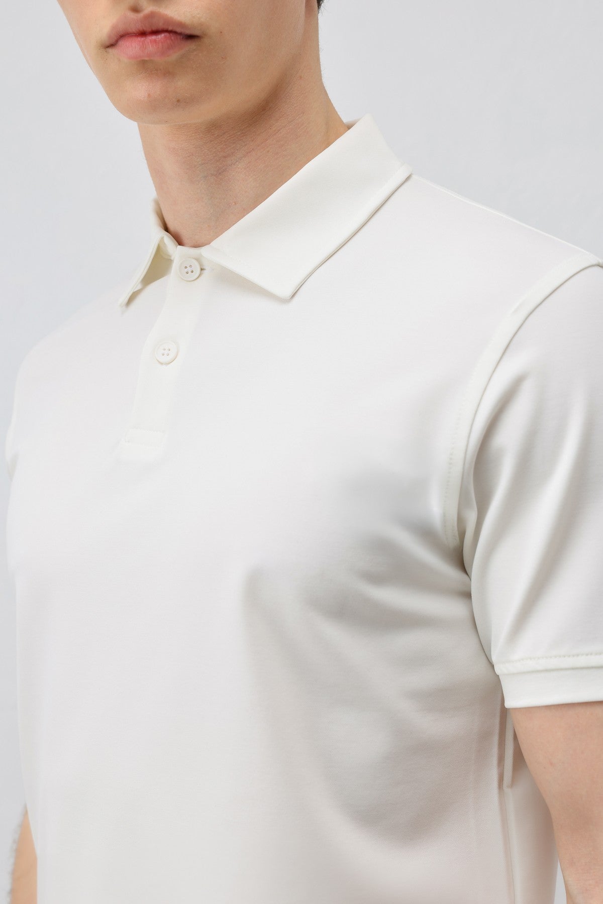 Antioch Lyocell-Blend Polo Neck Men's T-Shirt