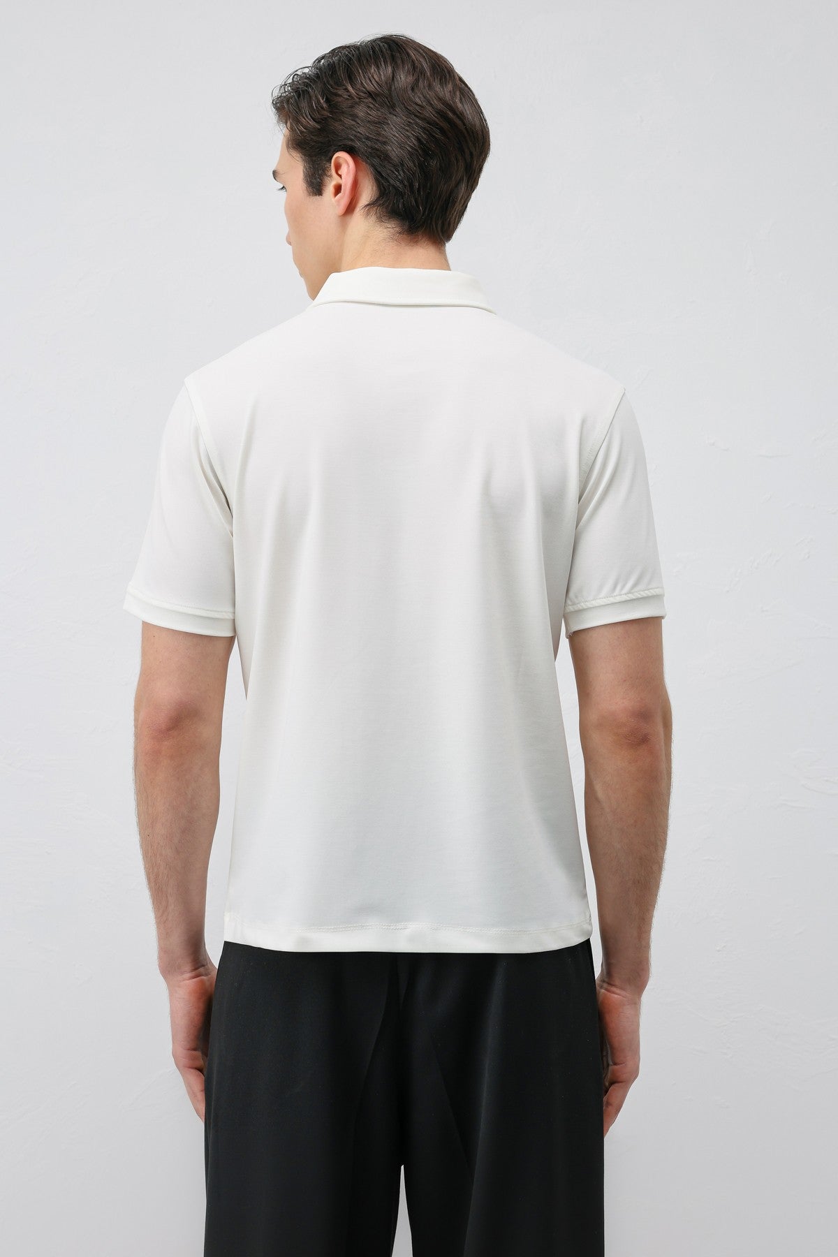 Antioch Lyocell-Blend Polo Neck Men's T-Shirt