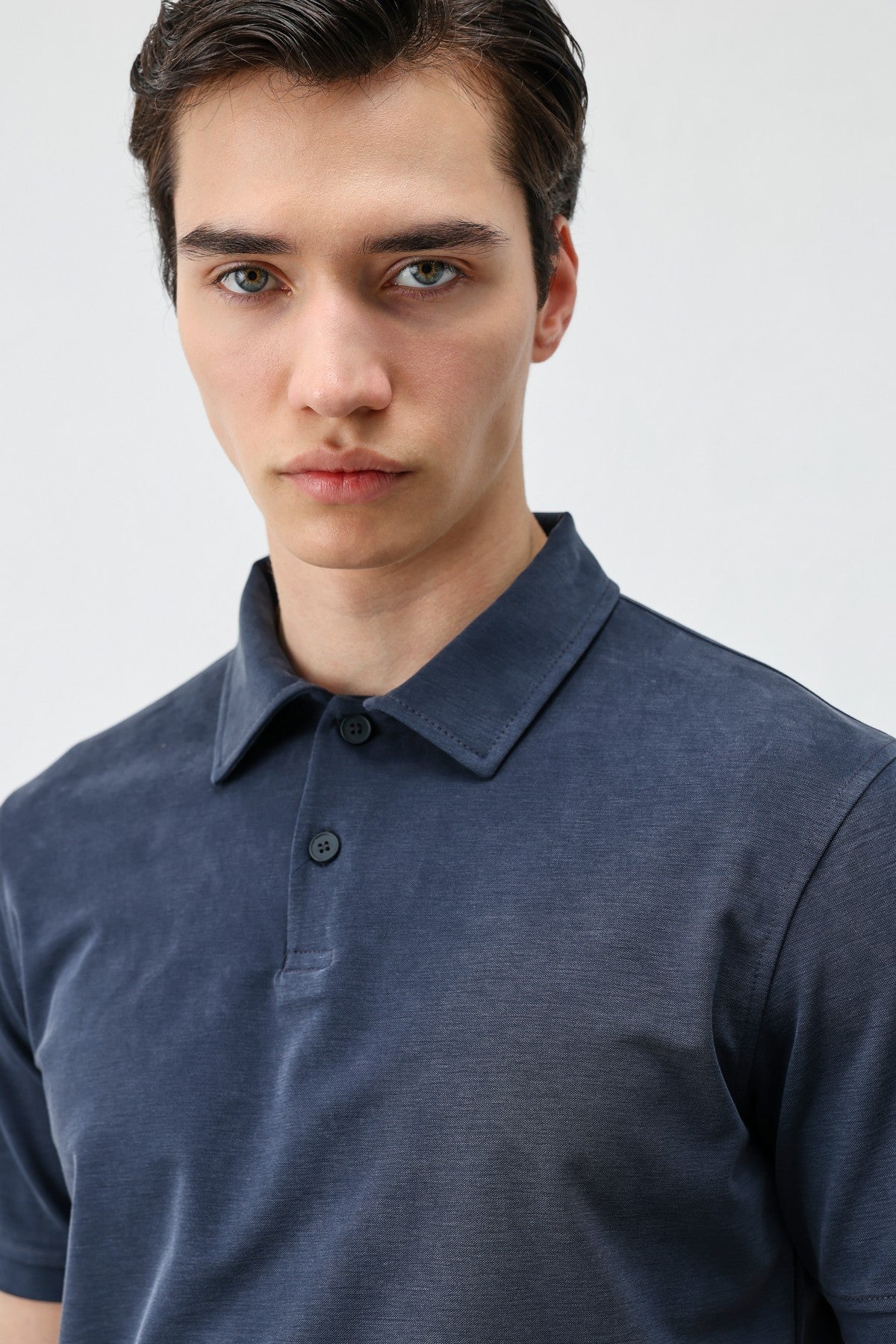Antioch Lyocell-Blend Polo Neck Men's T-Shirt