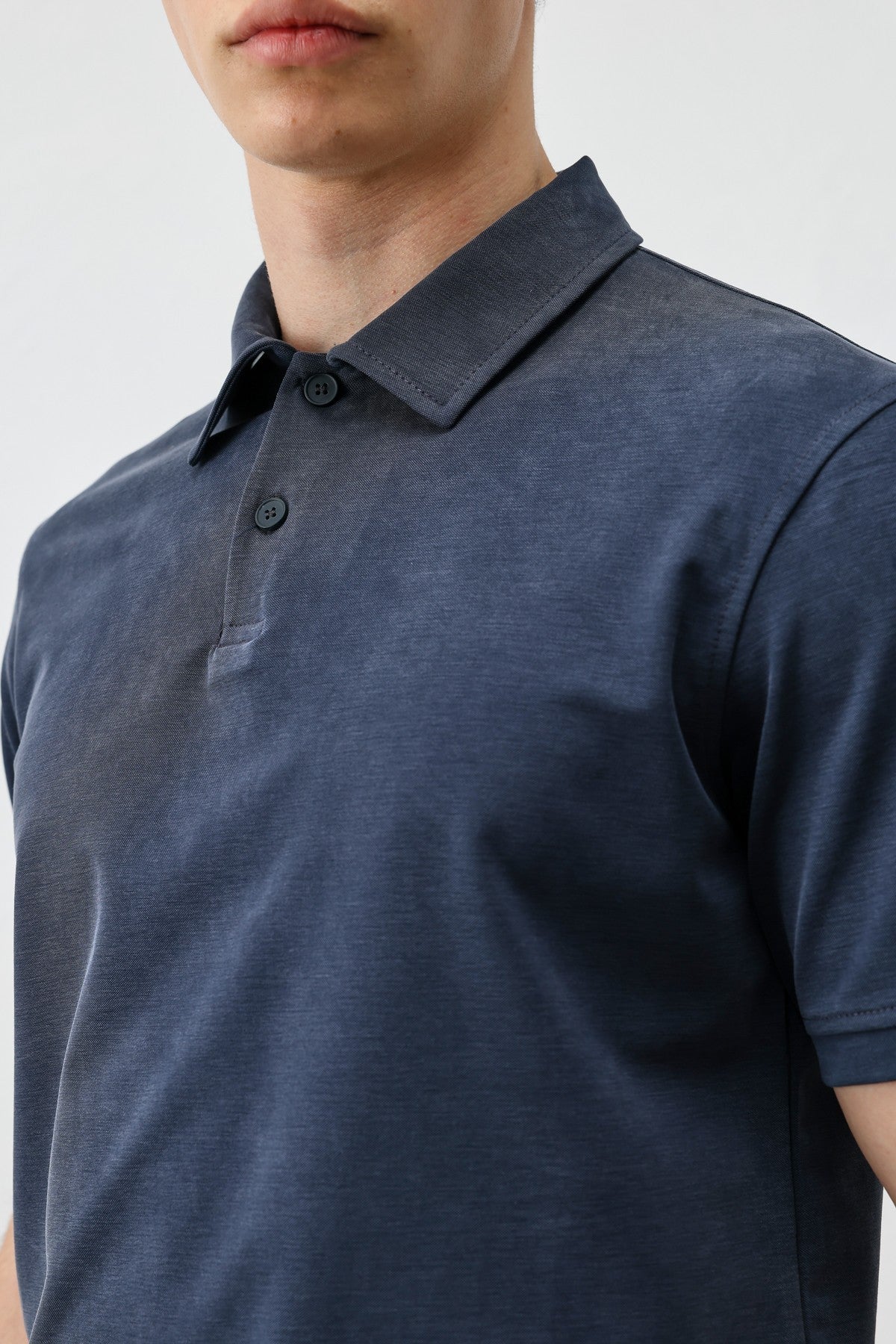 Antioch Lyocell-Blend Polo Neck Men's T-Shirt