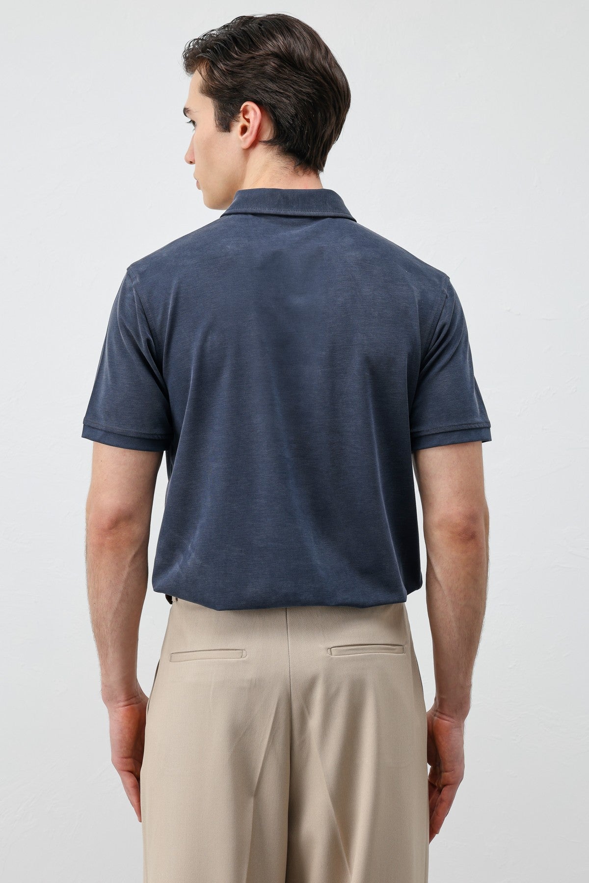 Antioch Lyocell-Blend Polo Neck Men's T-Shirt