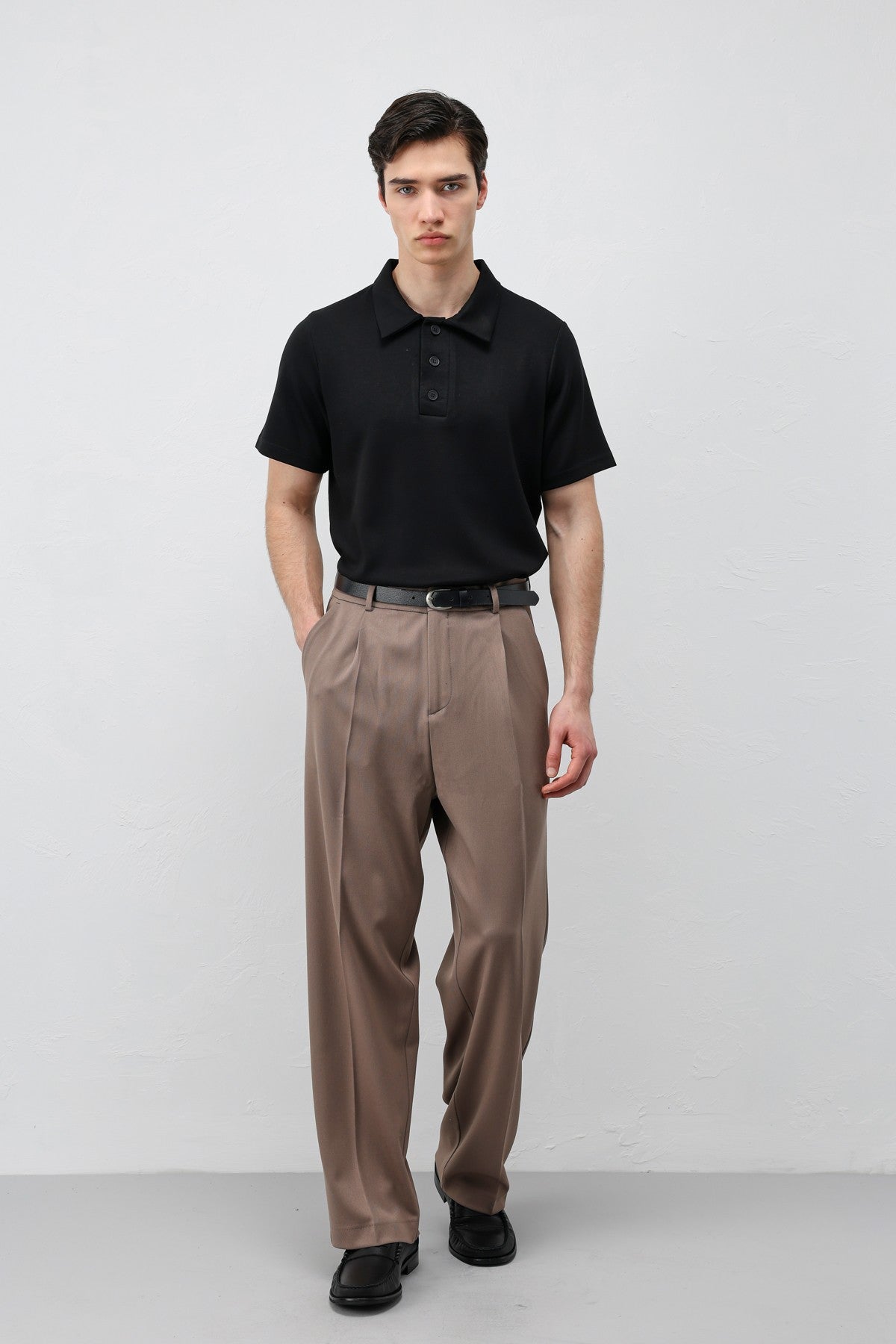 Antioch Basic Polo-Neck Men's T-Shirt
