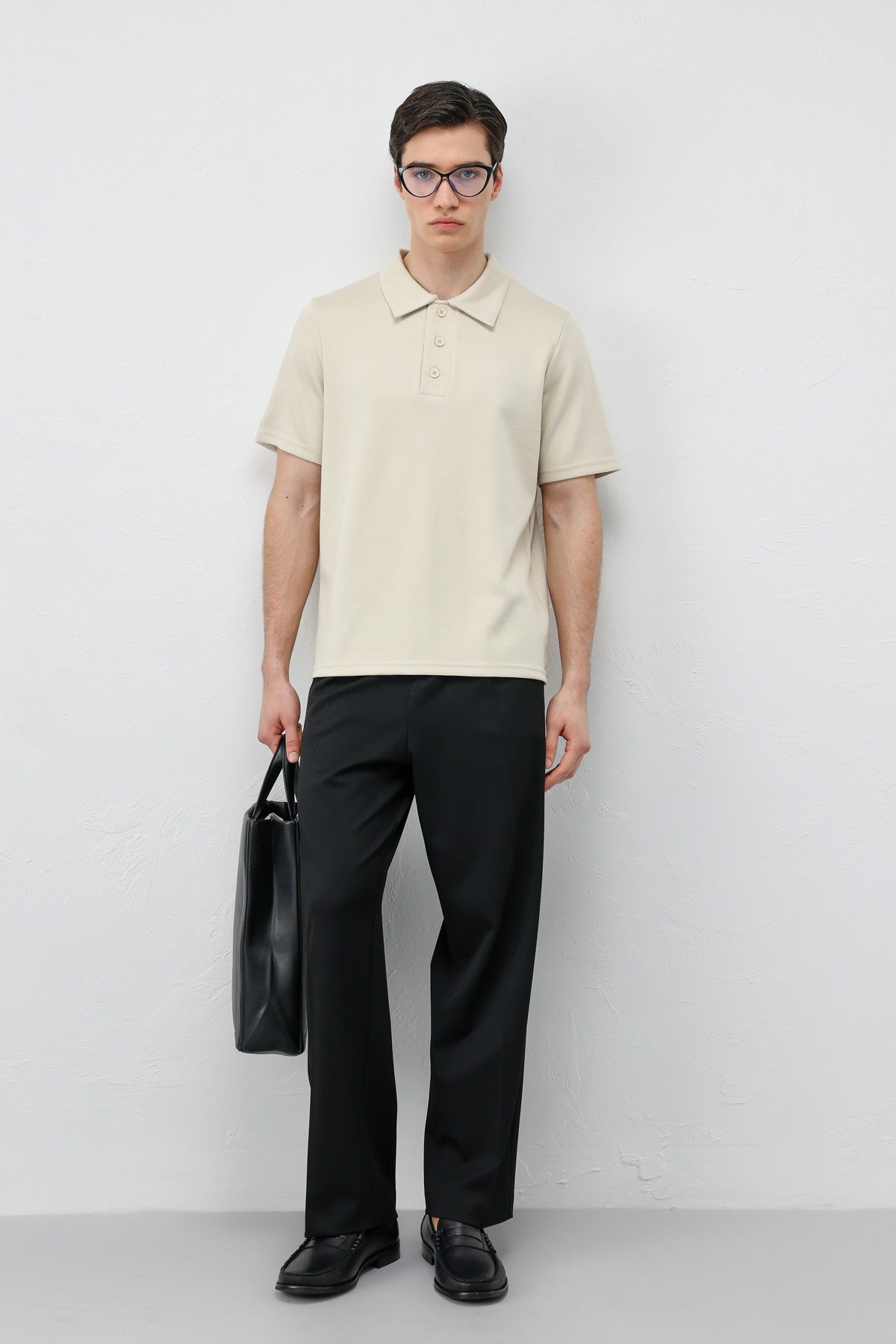 Antioch Basic Polo-Neck Men's T-Shirt