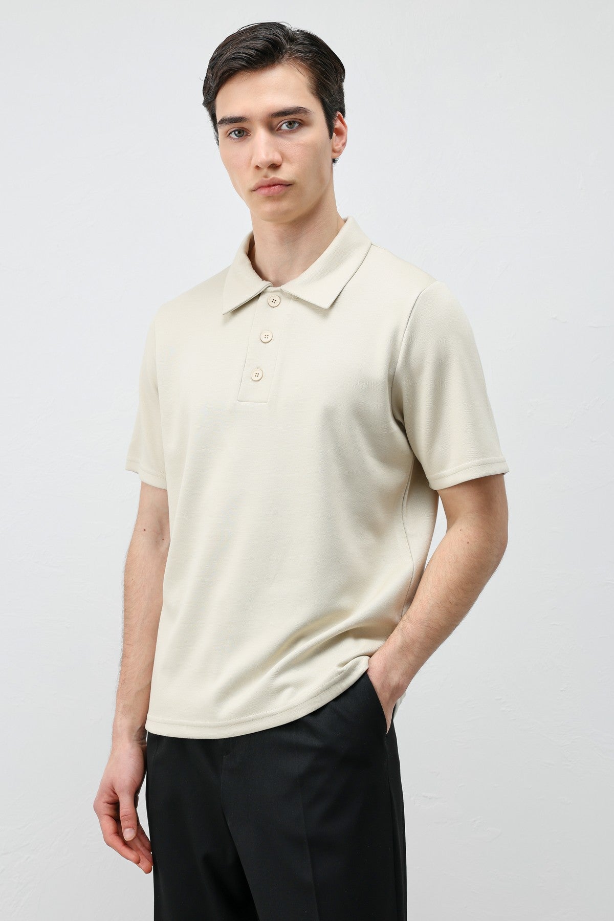 Antioch Basic Polo-Neck Men's T-Shirt