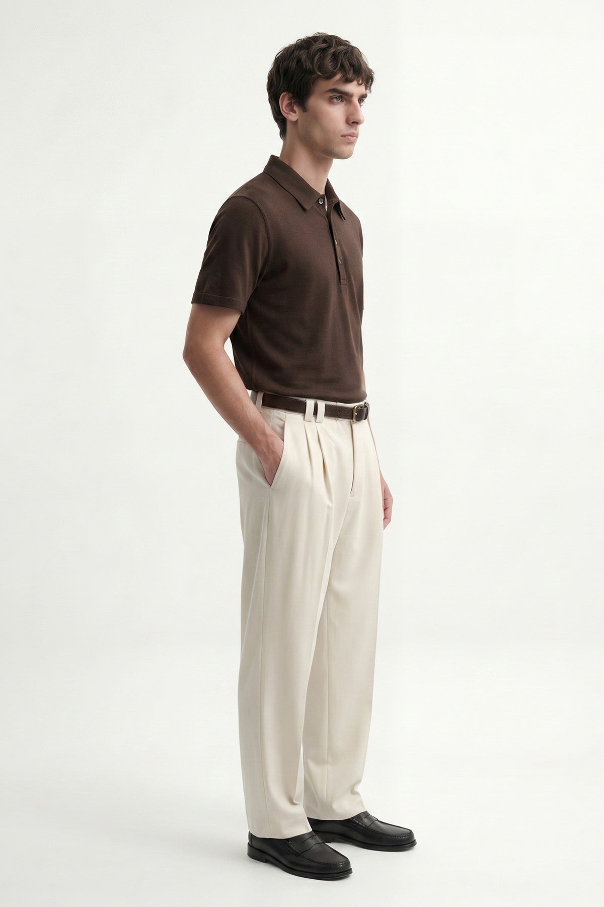 Antioch Button-Down Polo-Neck Men's T-Shirt