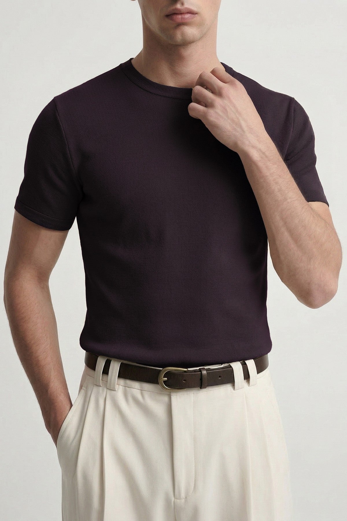 Textured Men's T-Shirt