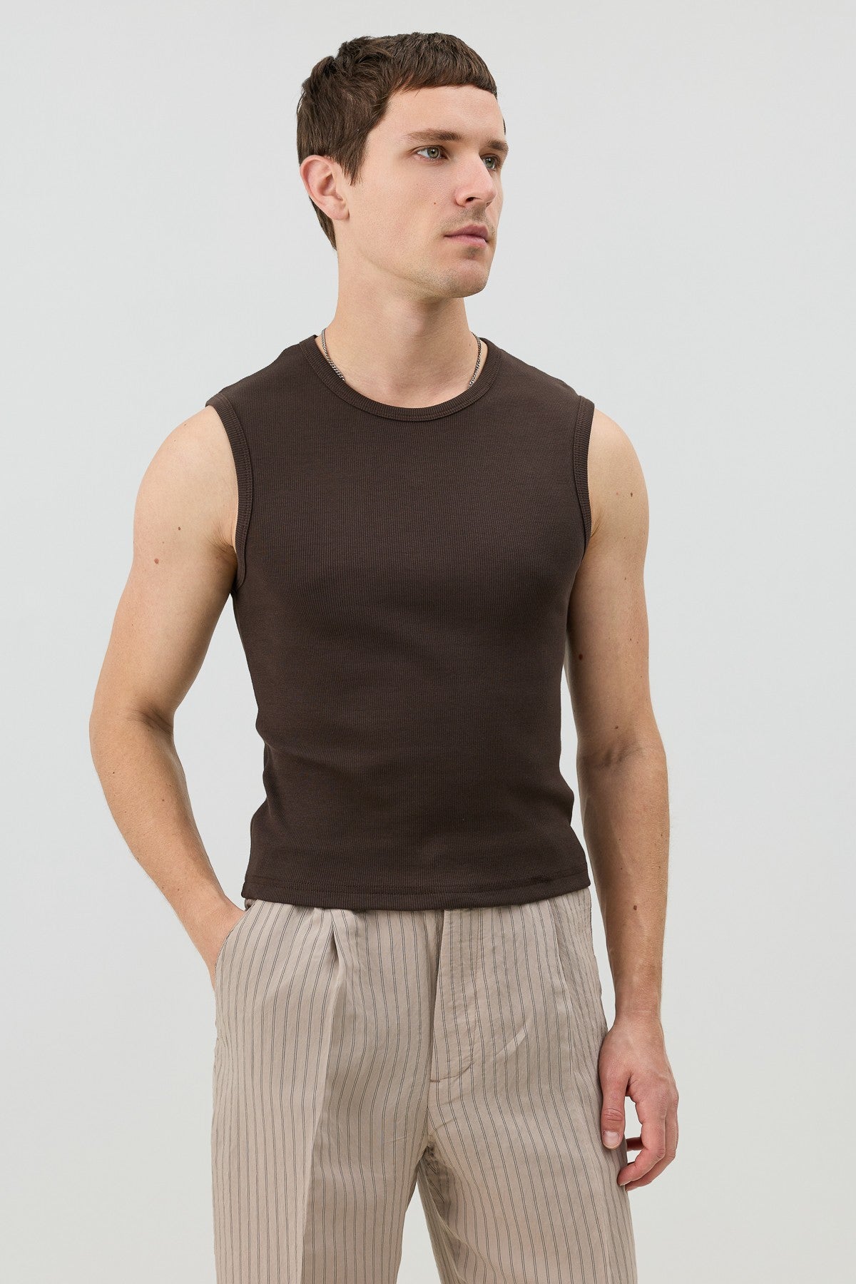 Cotton Sleeveless Men's T-Shirt