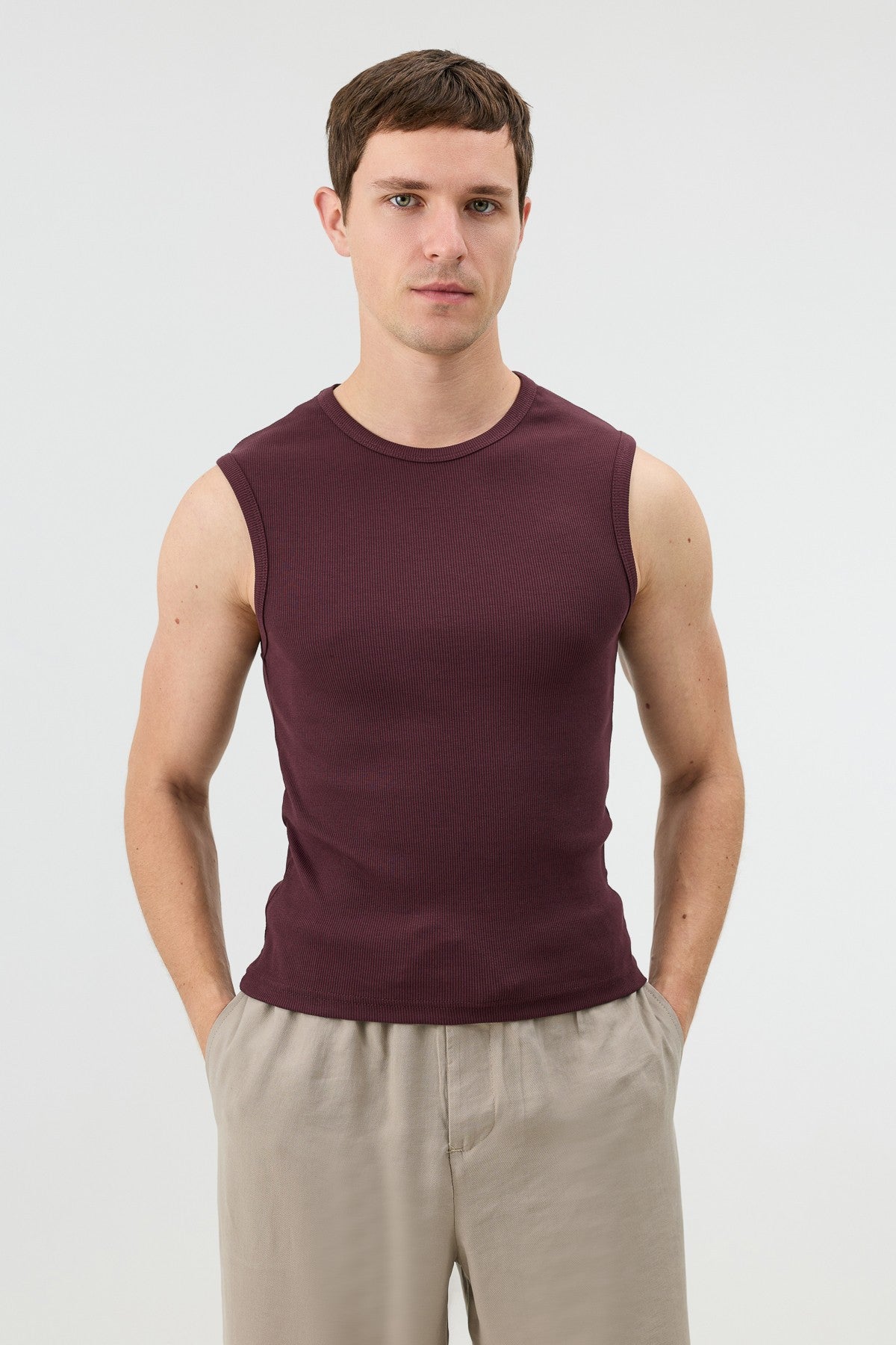 Cotton Sleeveless Men's T-Shirt