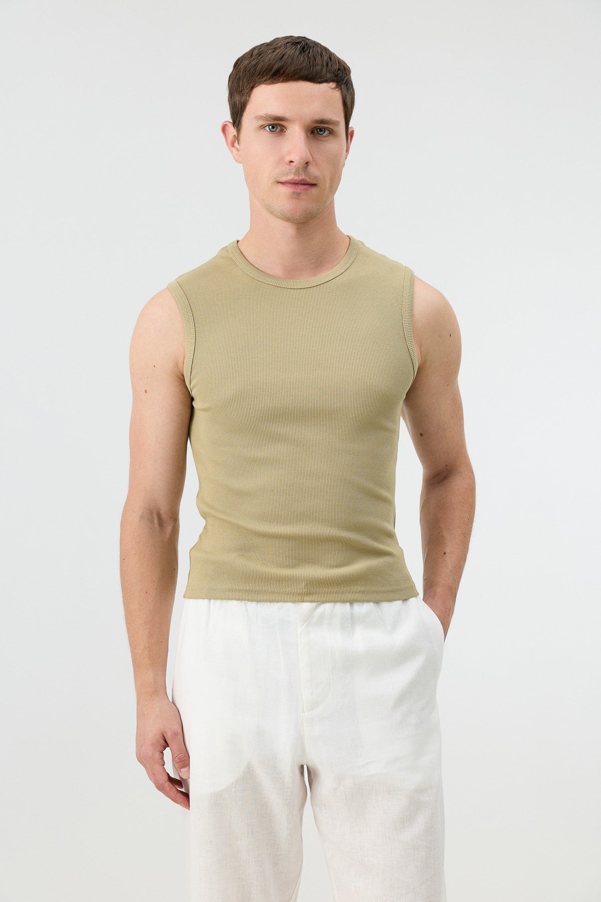 Cotton Sleeveless Men's T-Shirt