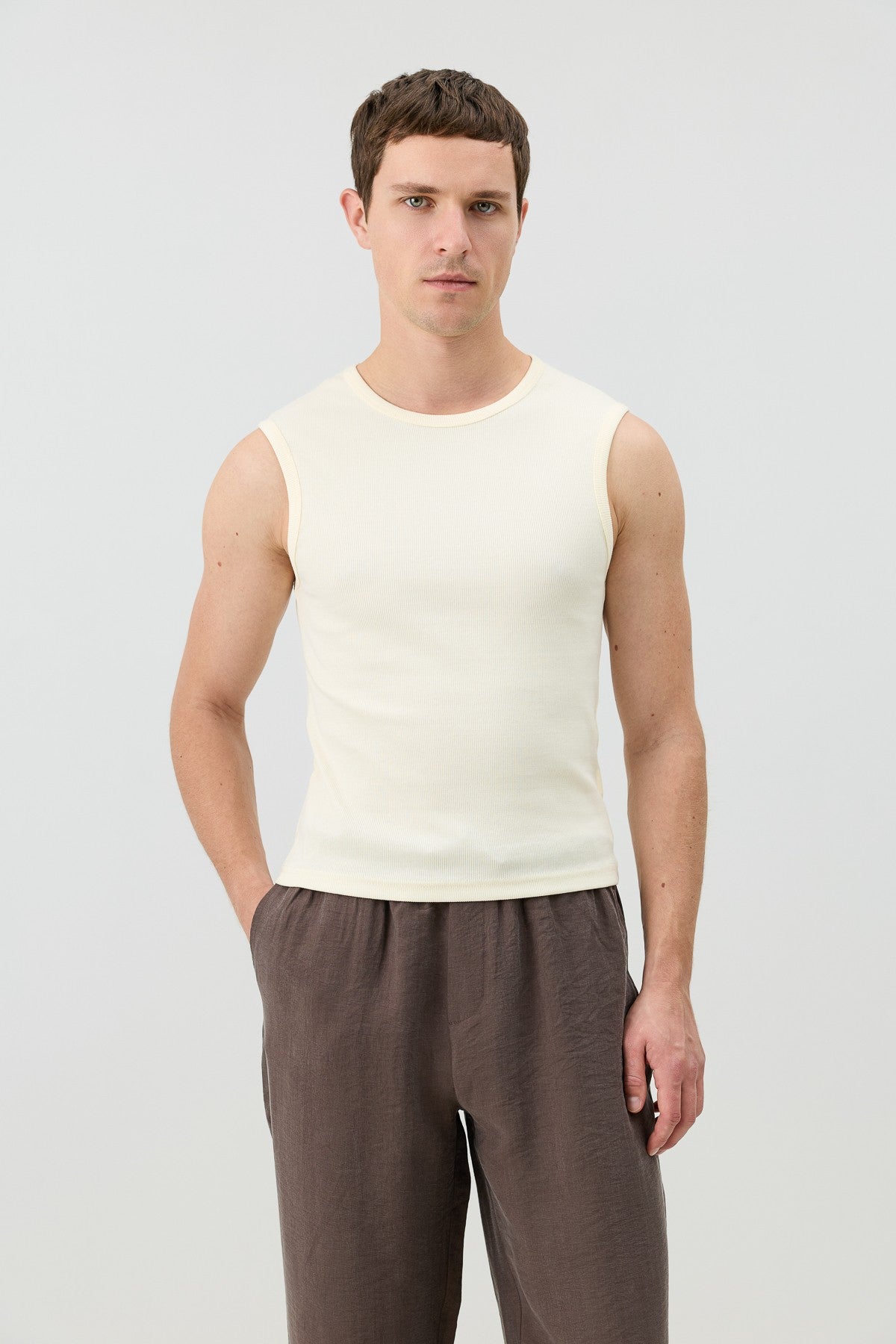 Cotton Sleeveless Men's T-Shirt