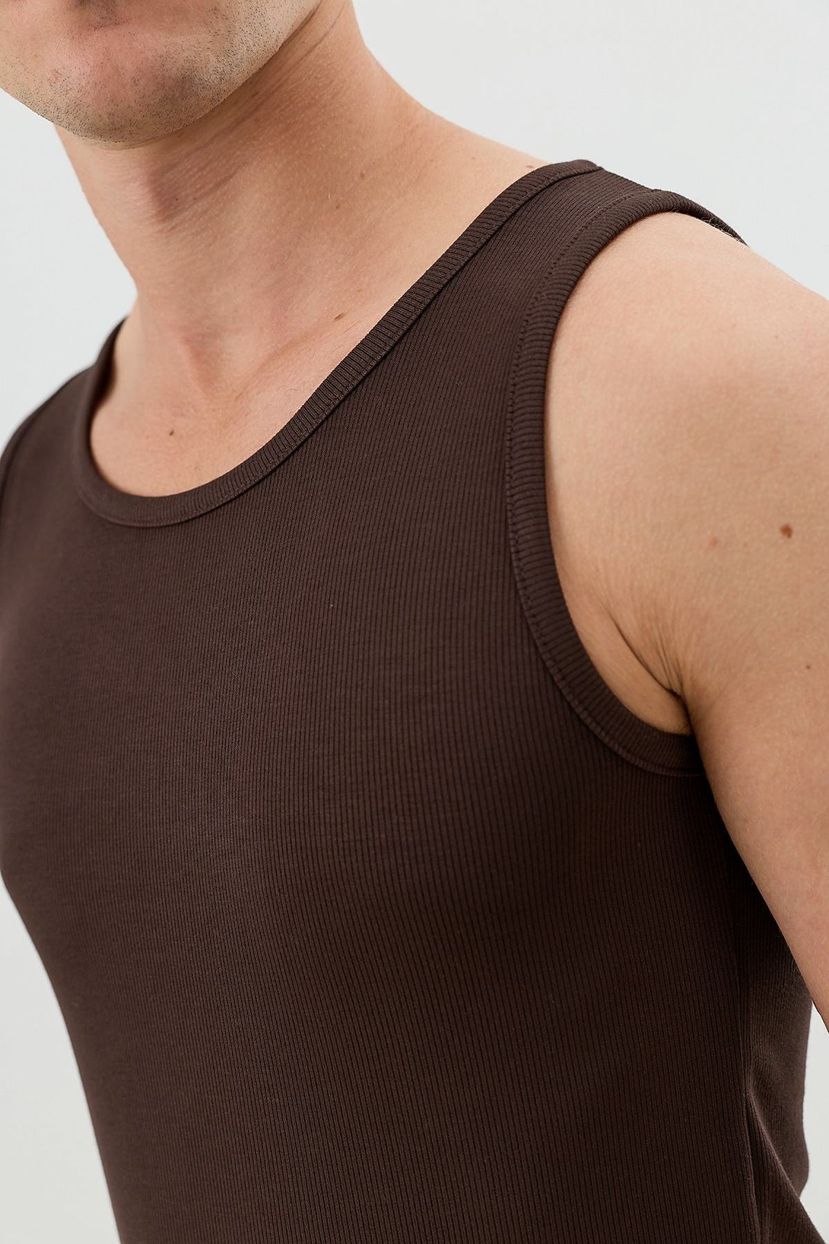 Men's Basic Ribbed Tank Top