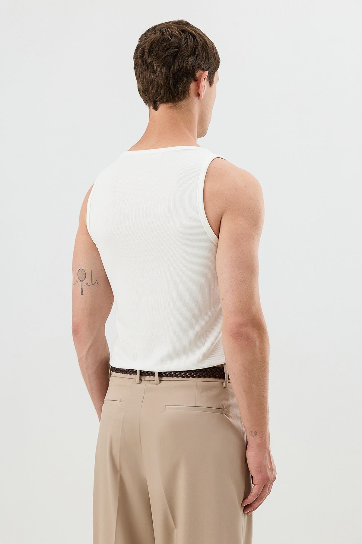 Men's Basic Ribbed Tank Top