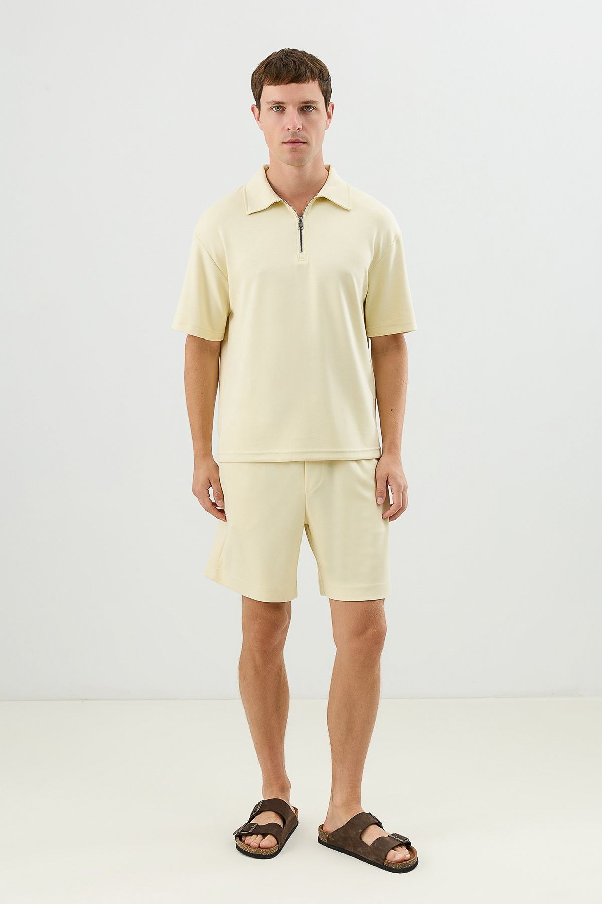 Basic Polo-Neck T-Shirt