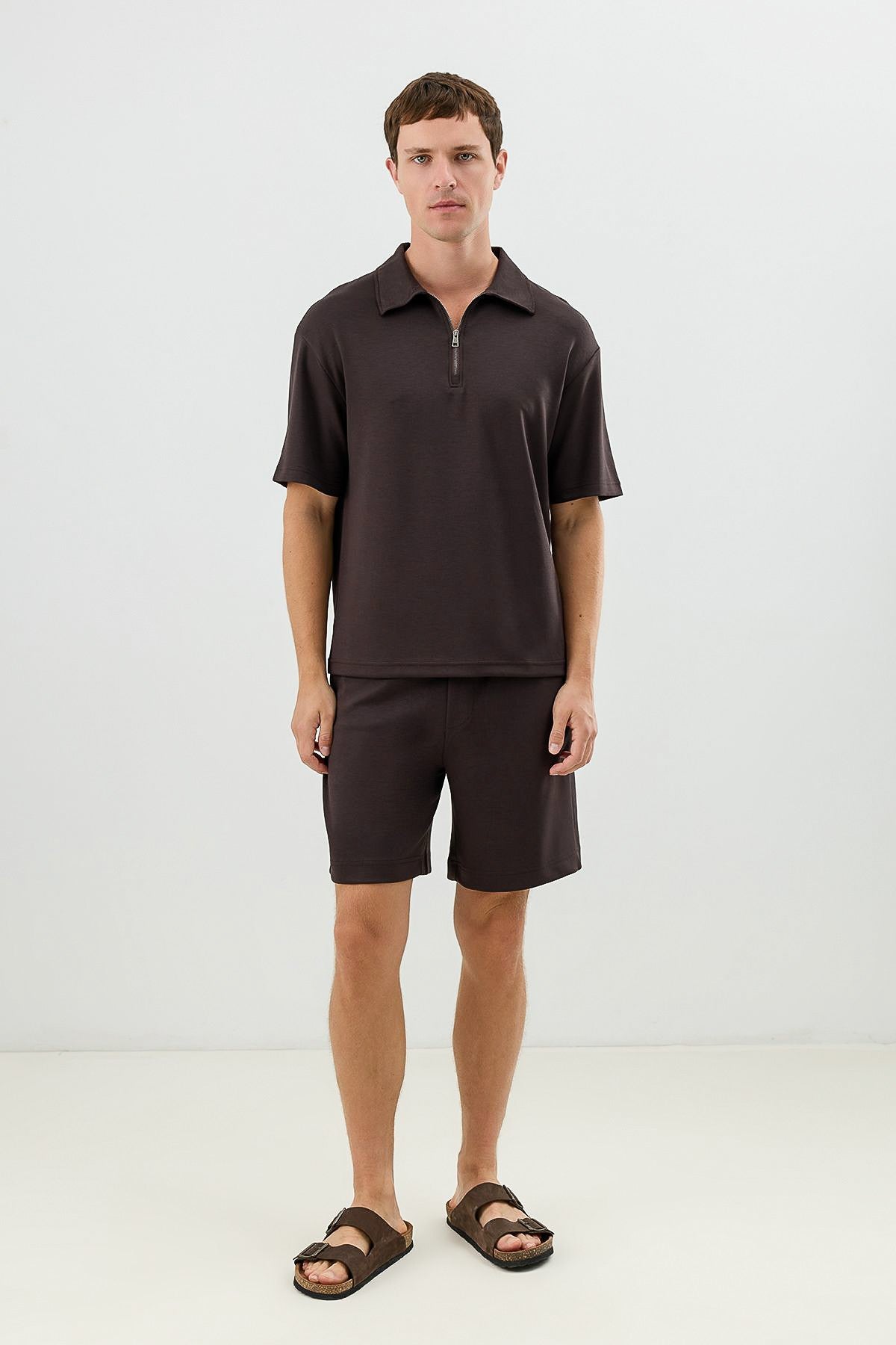 Basic Polo-Neck T-Shirt