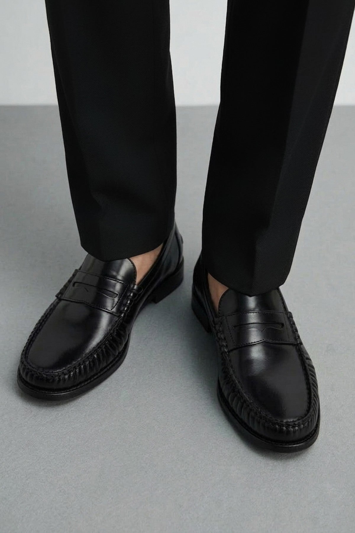 Antioch Strapped Leather Moccasins