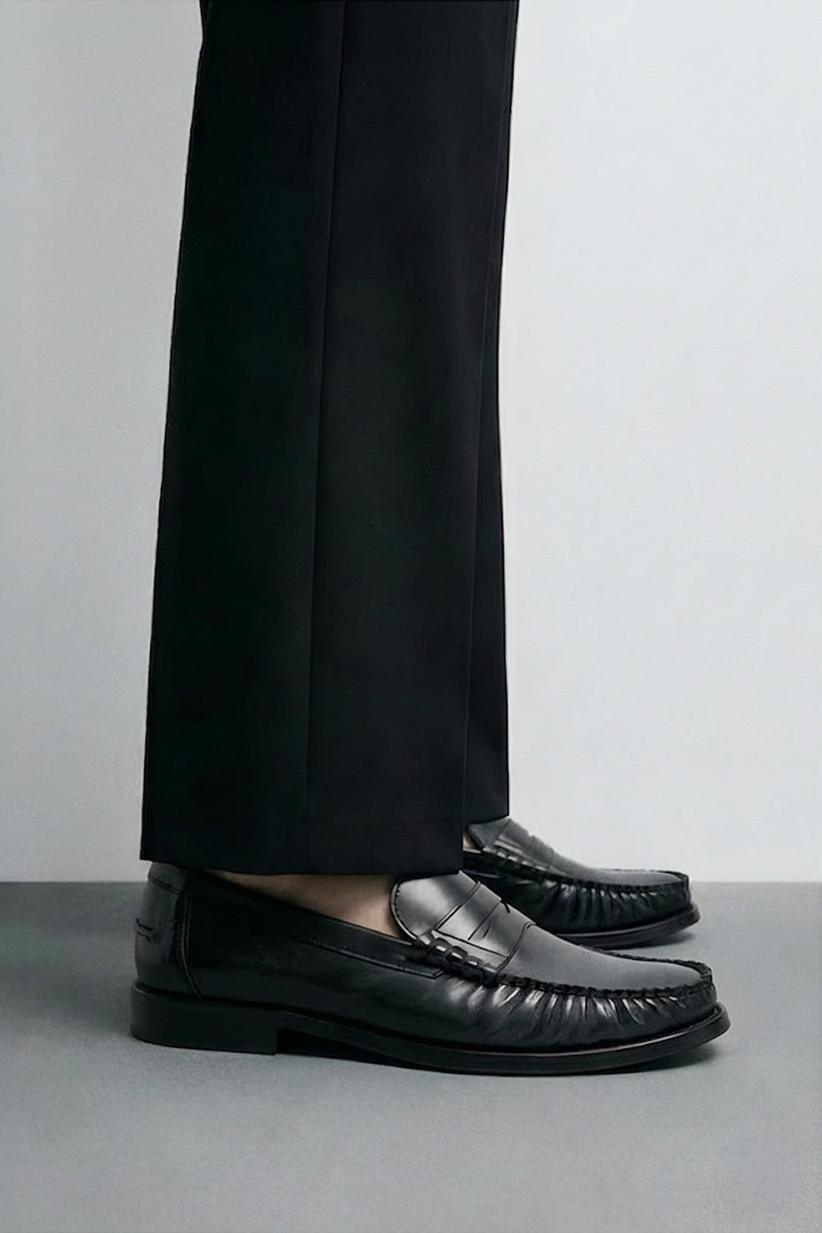 Antioch Strapped Leather Moccasins