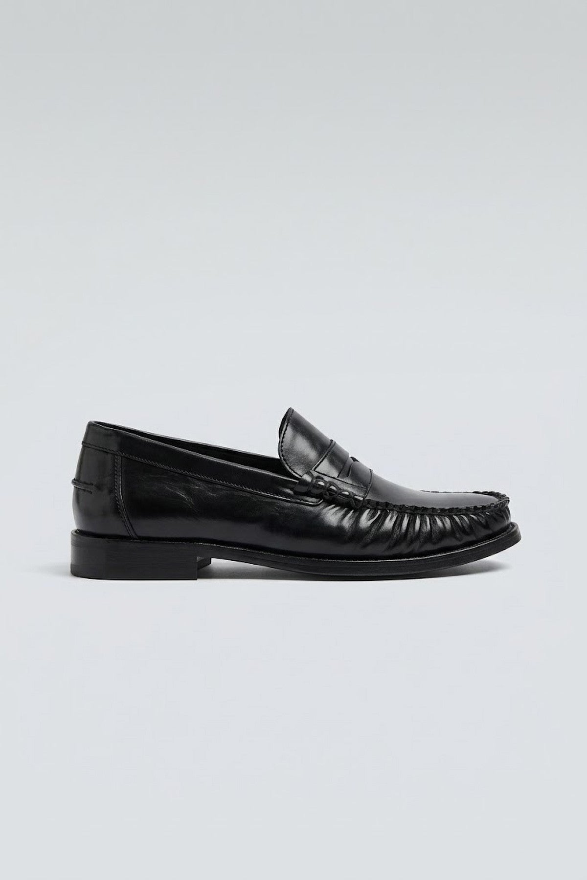 Antioch Strapped Leather Moccasins