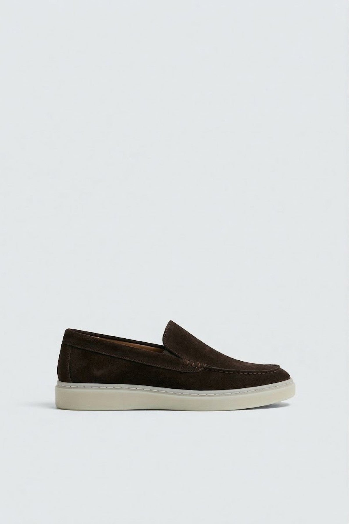 Antioch Stitched-Toe Suede Leather Moccasins