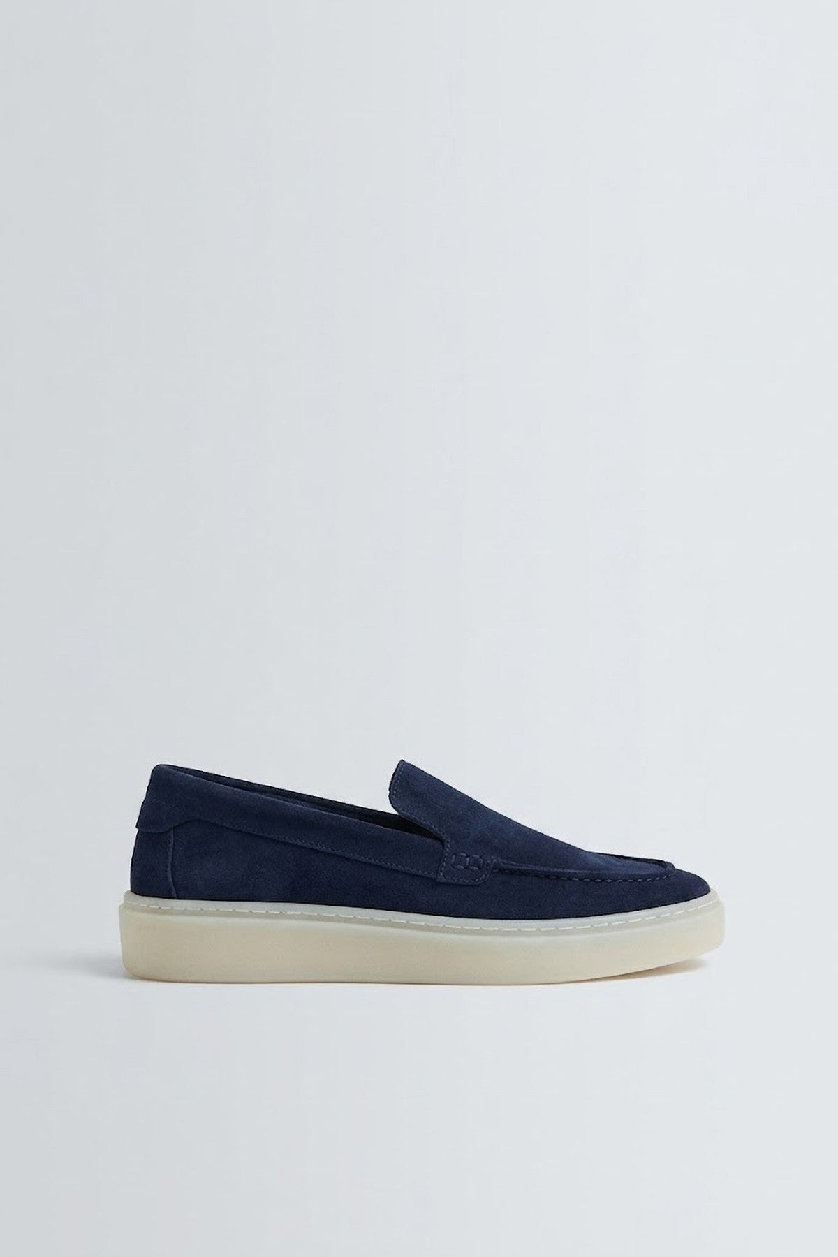 Antioch Stitched-Toe Suede Leather Moccasins
