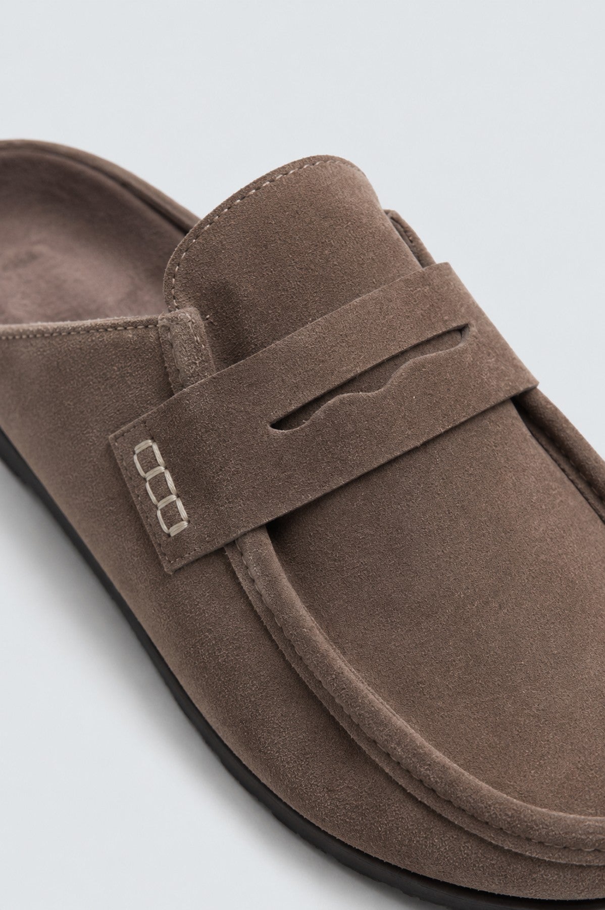 100% Suede Sabot Slippers