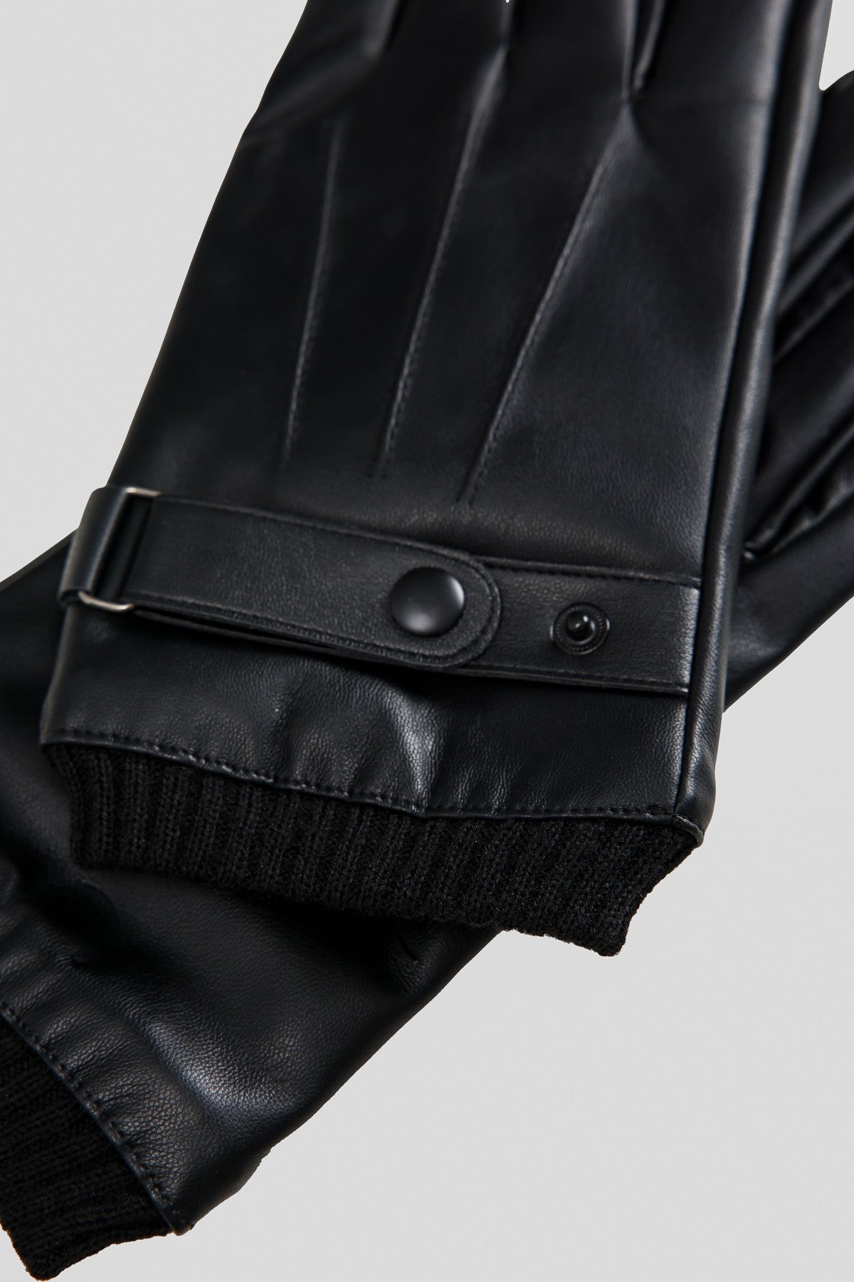 Antioch Elasticated Synthetic Leather Gloves