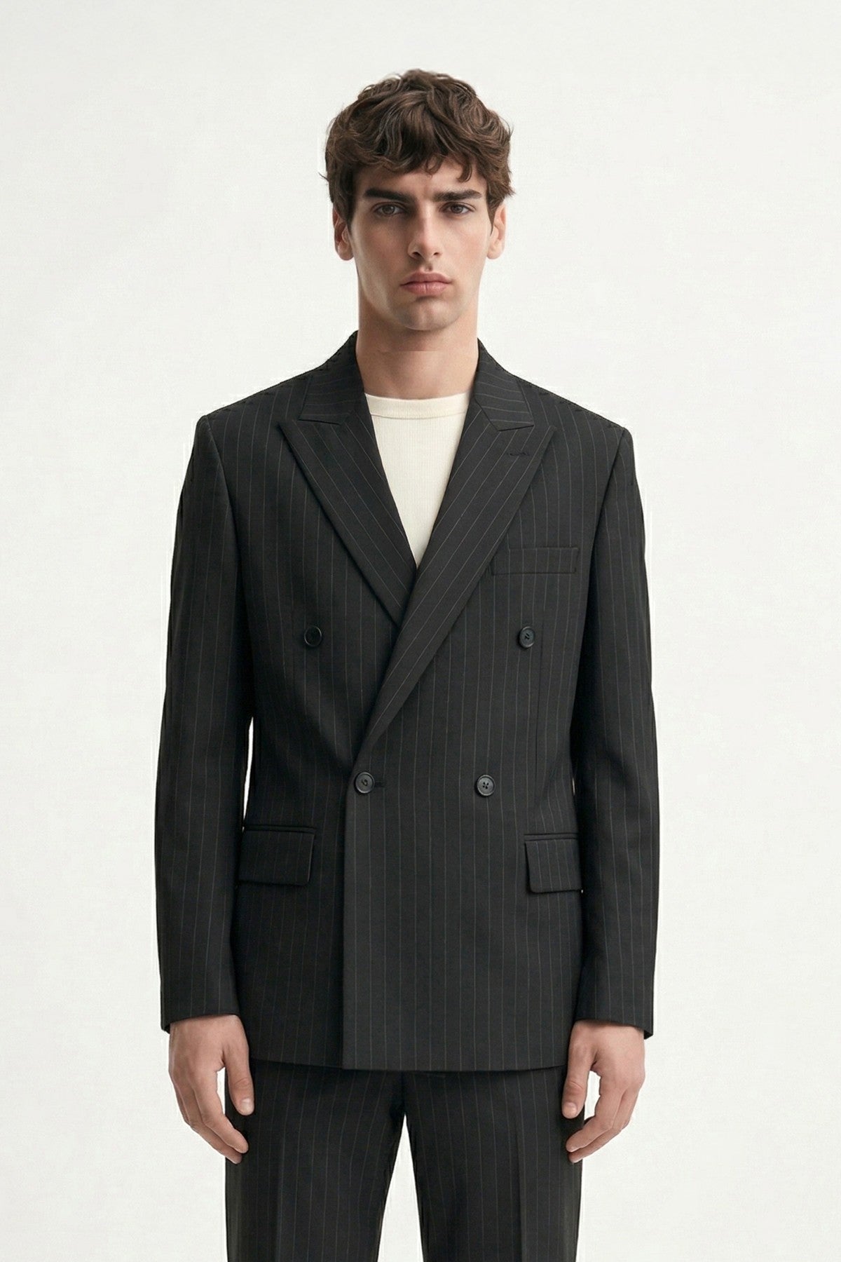 Antioch Cross-Striped Men's Suit