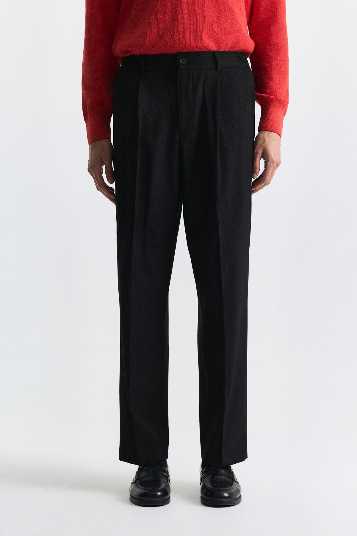 Striped Relax Fit Jacket and Pants Set