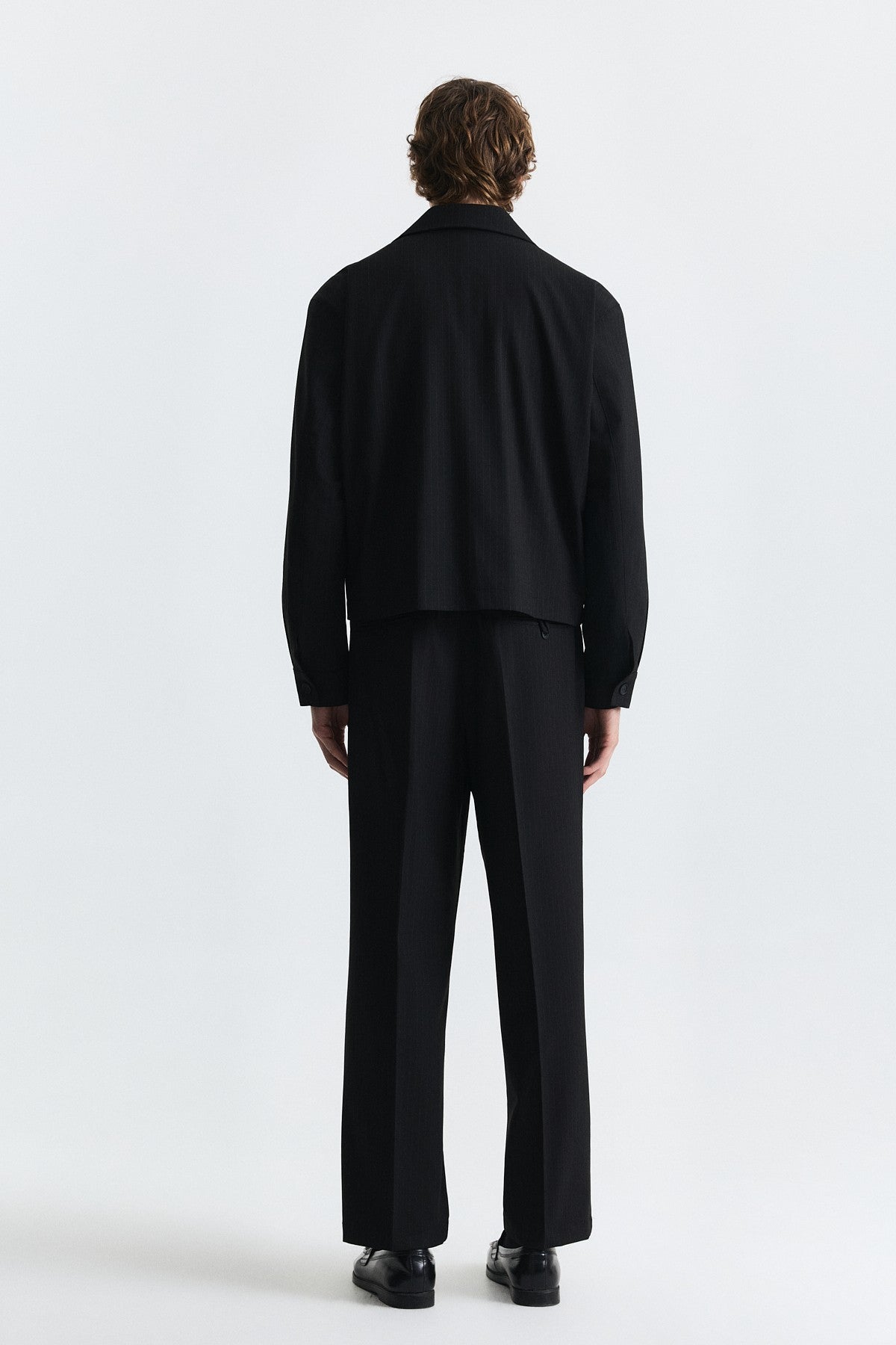 Striped Relax Fit Jacket and Pants Set