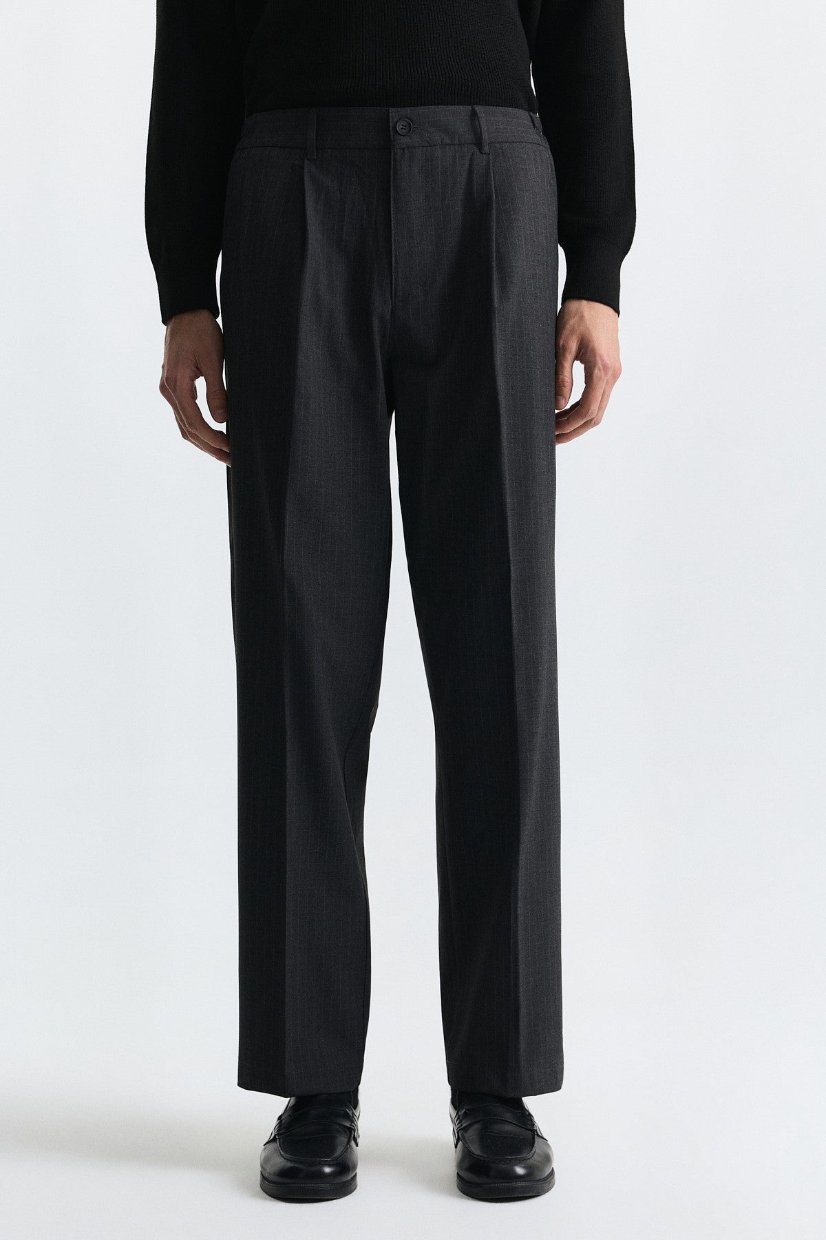 Striped Relax Fit Jacket and Pants Set