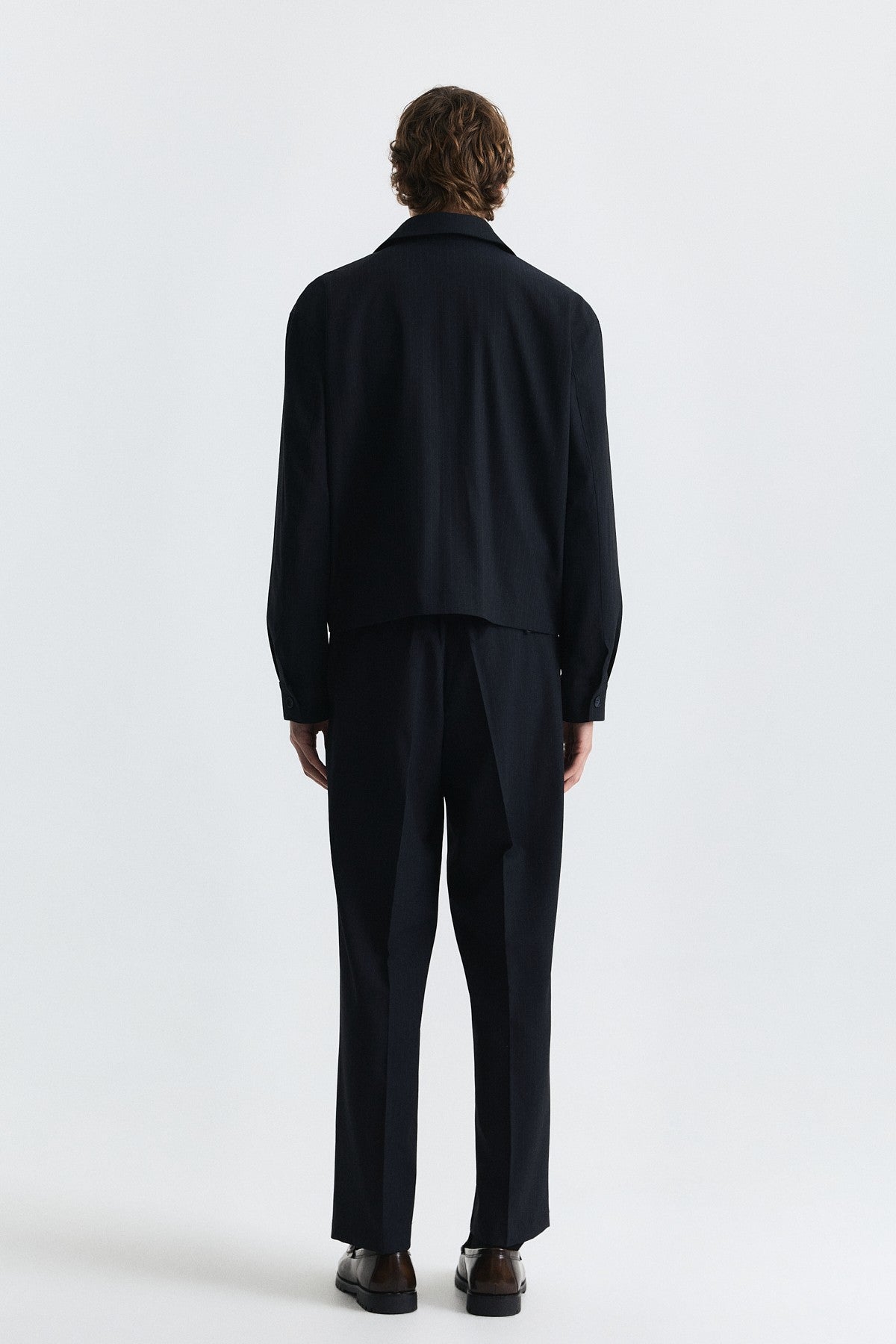 Striped Relax Fit Jacket and Pants Set