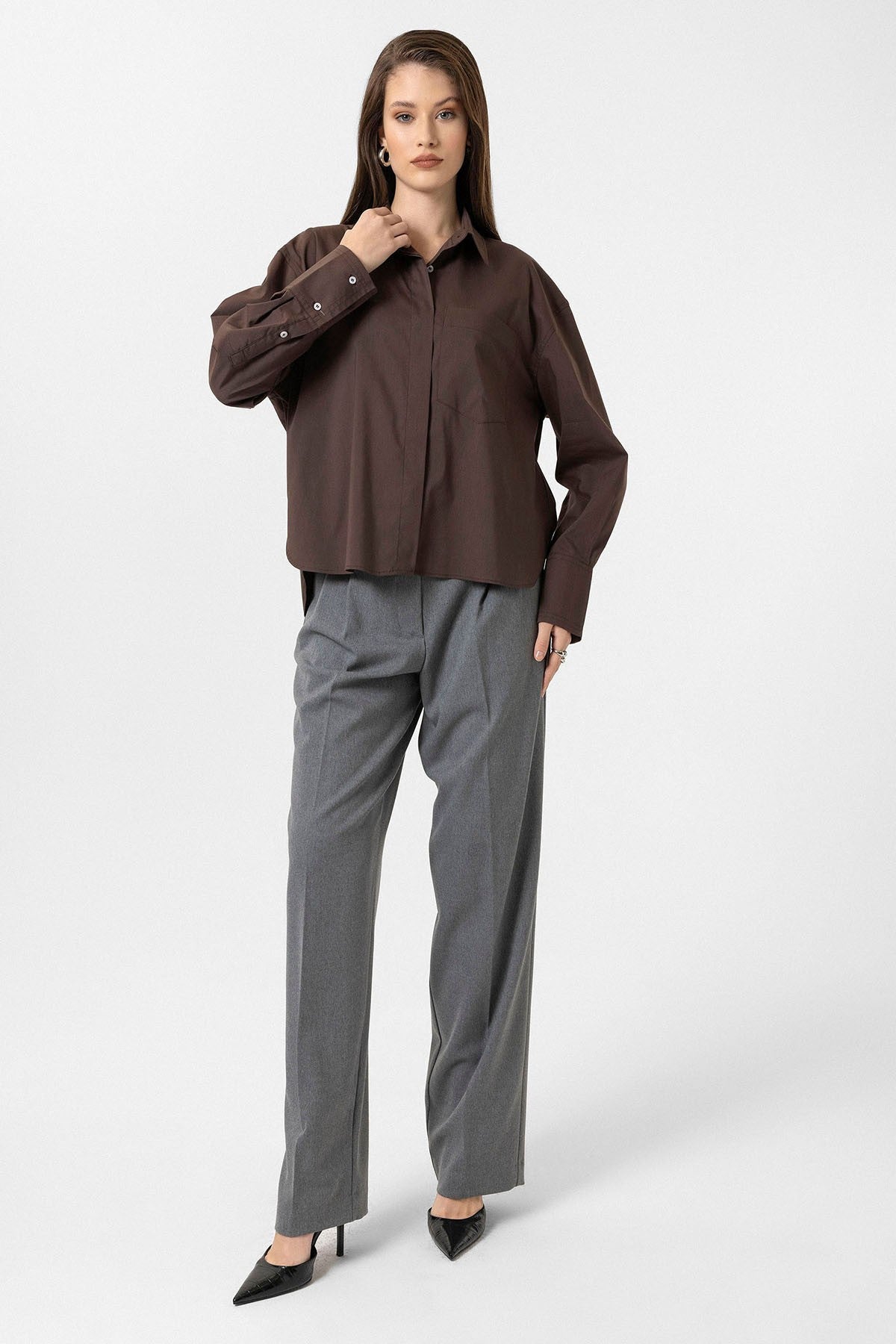 Antioch Women's Basic Oversized Shirt