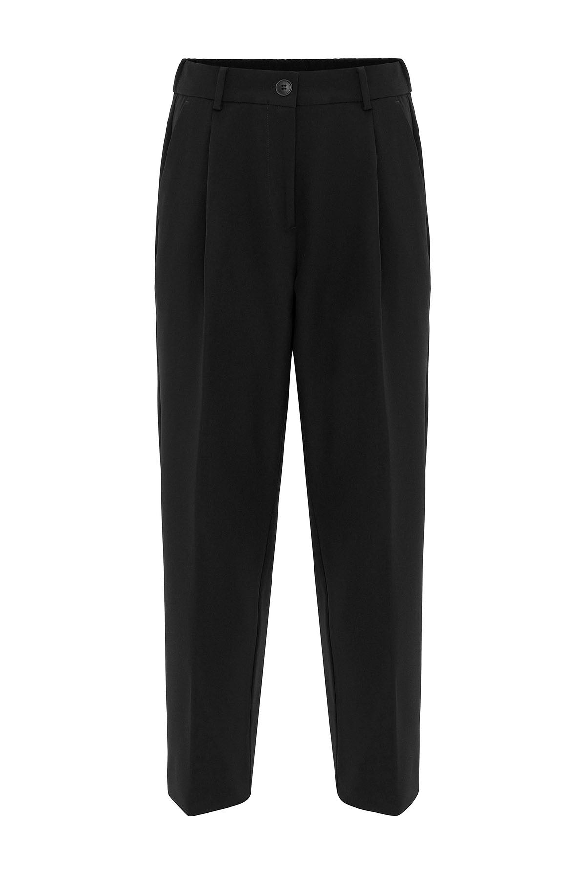 Antioch Women's High-Waisted Straight-Fit Cropped Pants