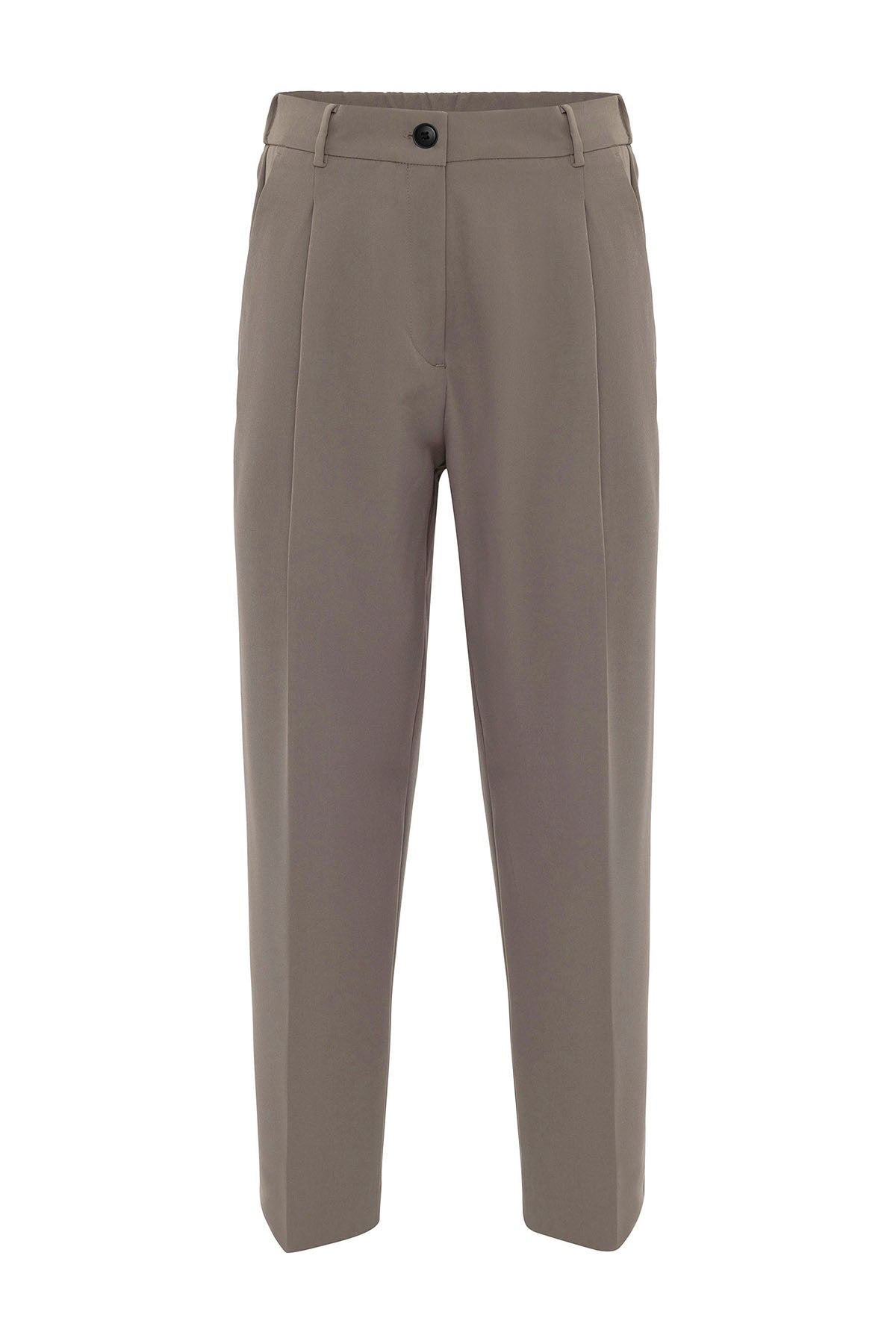 Antioch Women's High-Waisted Straight-Fit Cropped Pants
