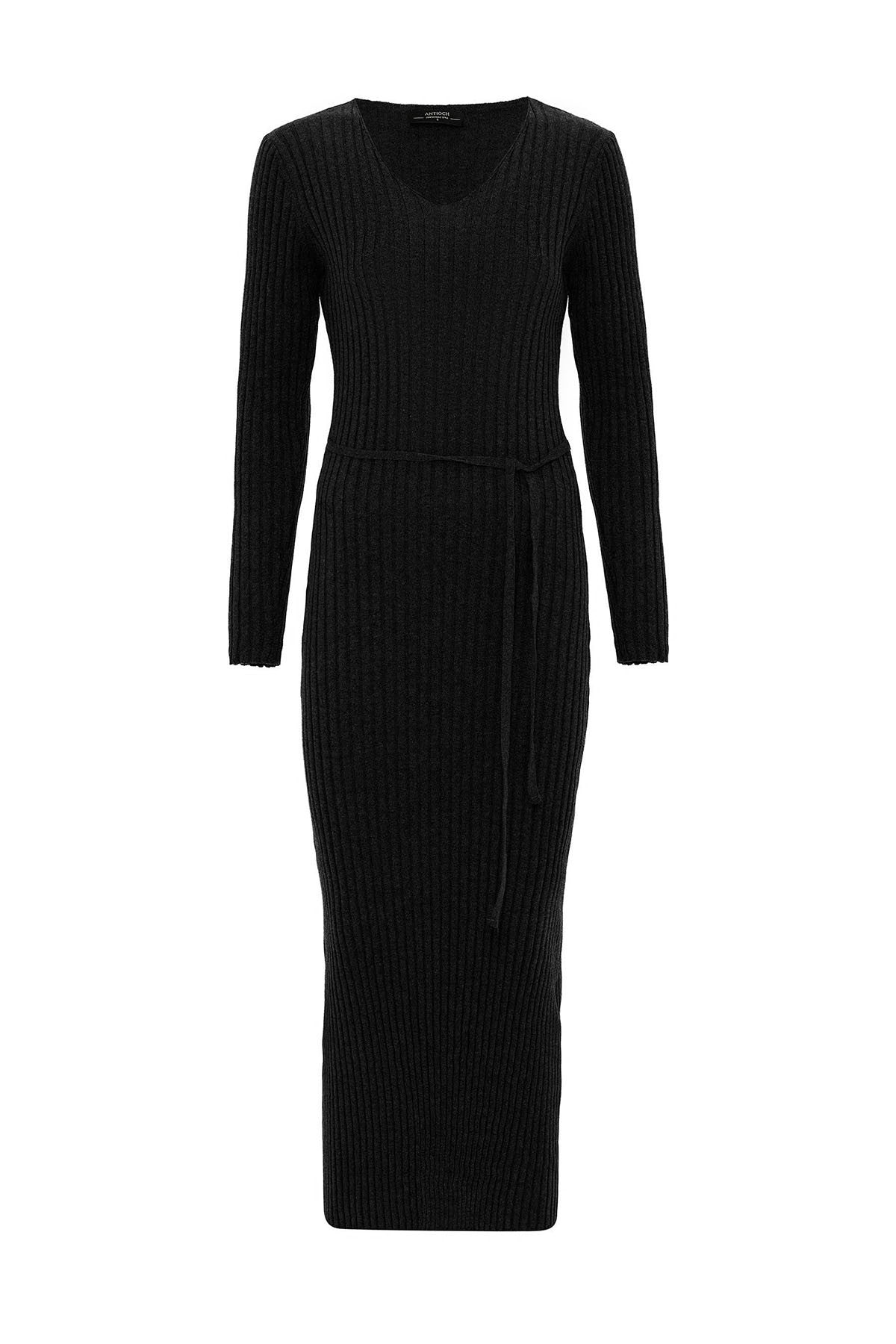 Antioch Women's Ribbed Midi Knit Dress