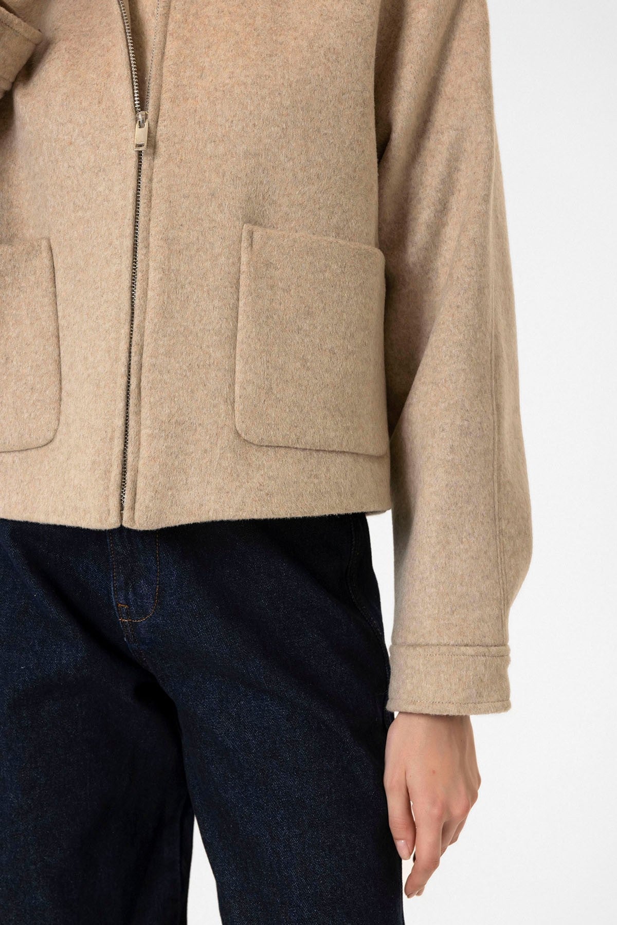 Antioch Women's Short Jacket with Wool Blend