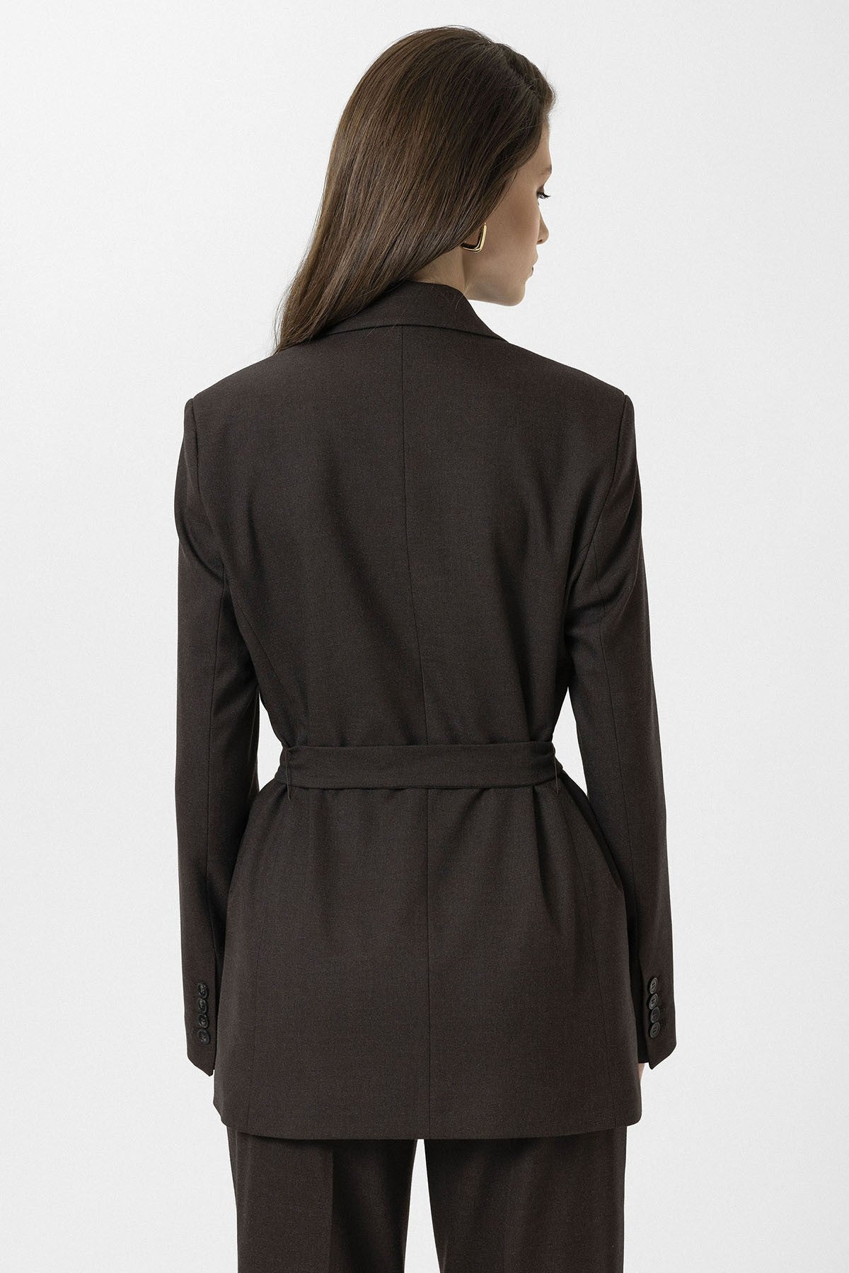 Antioch Women's Belted Blazer Jacket