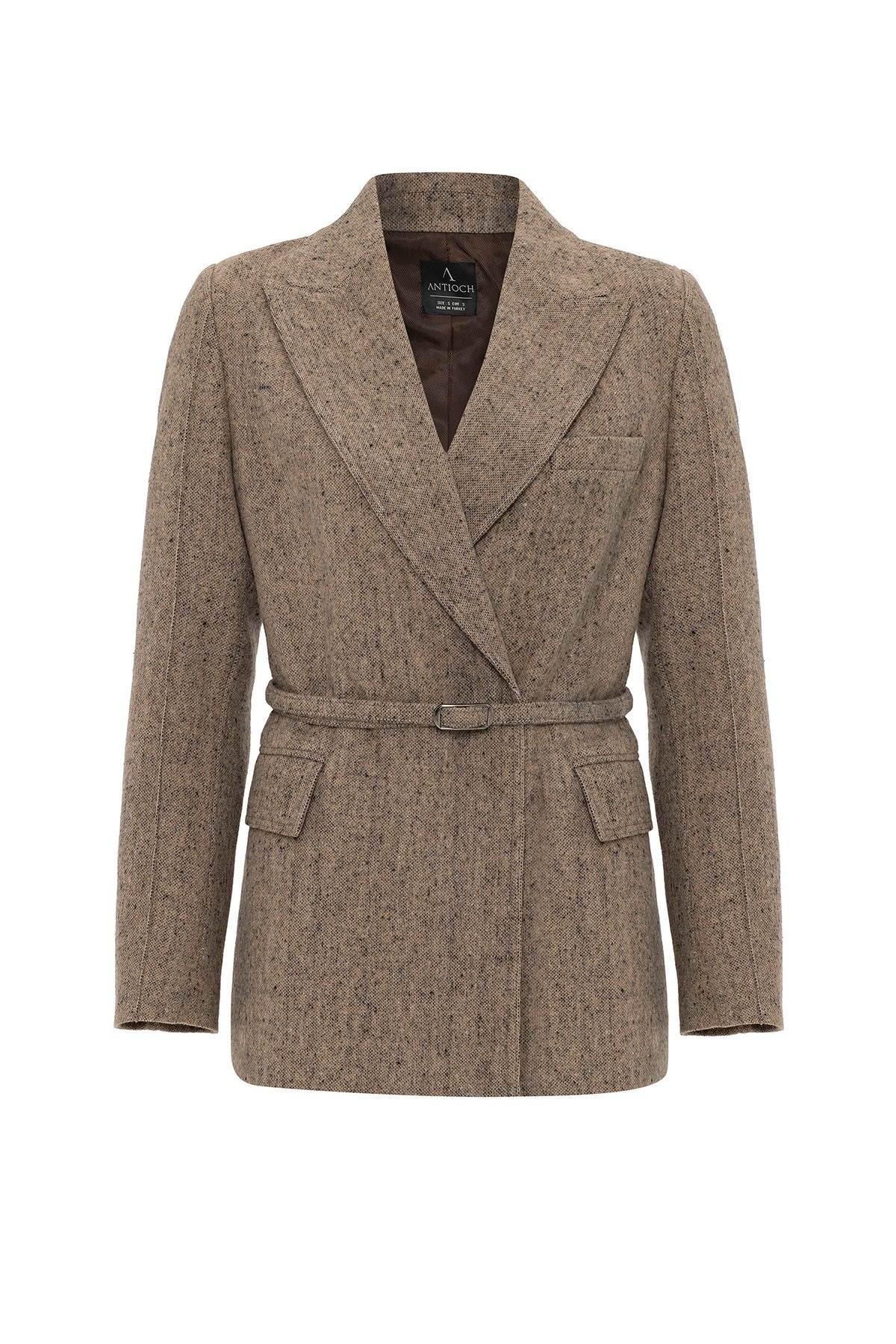Antioch Women's Textured Blazer with Belt