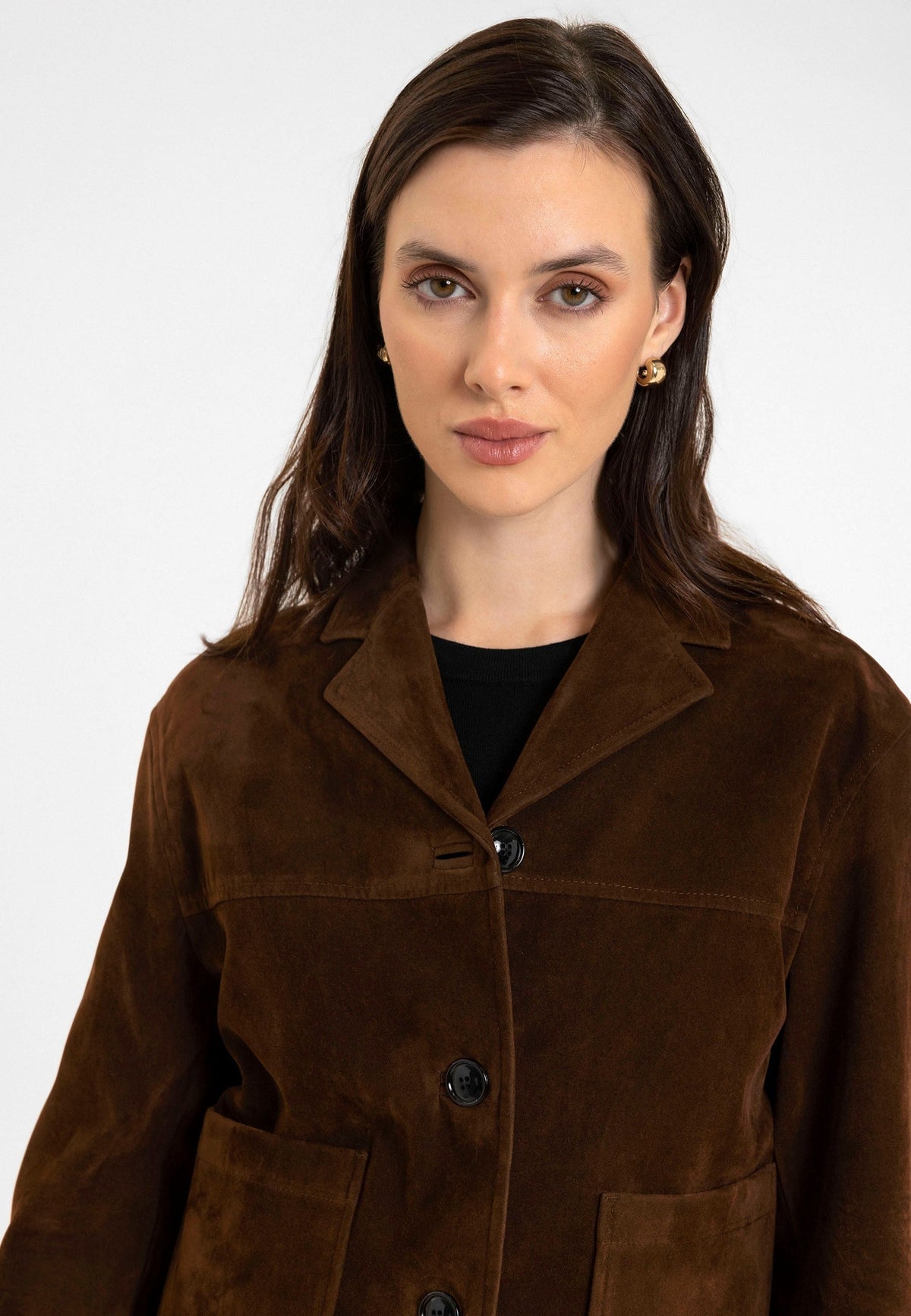 Antioch Women's Faux Suede Crop Jacket