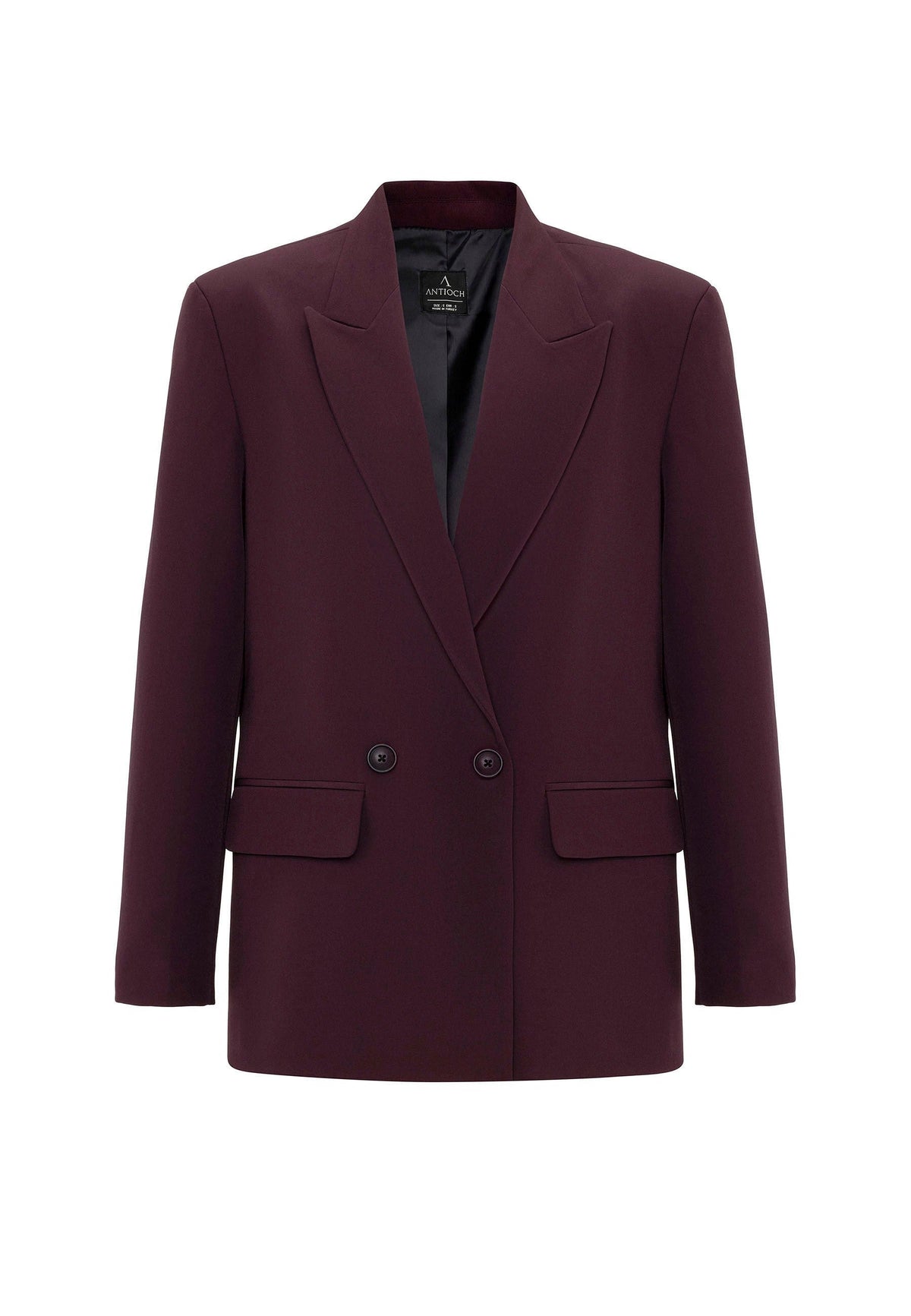 Antioch Women's Double-Breasted Oversized Blazer Jacket