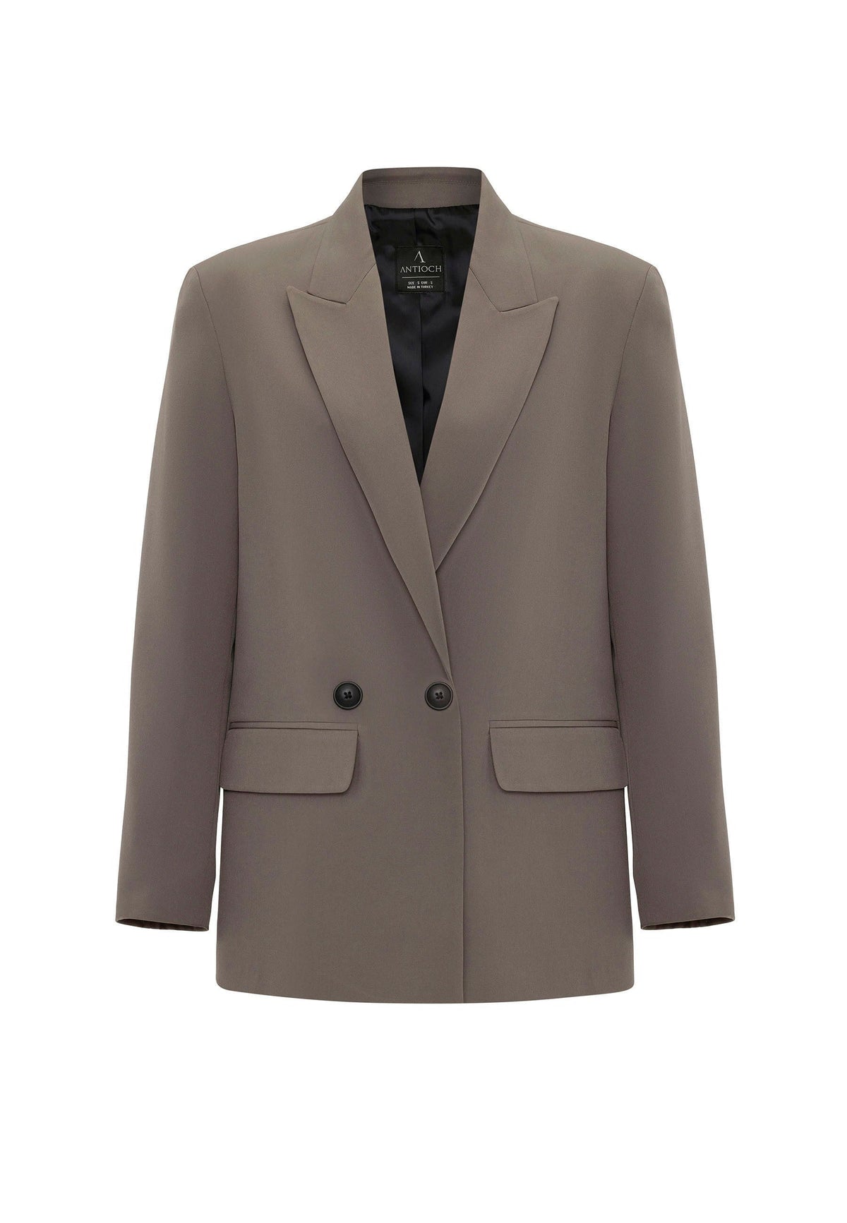 Antioch Women's Double-Breasted Oversized Blazer Jacket