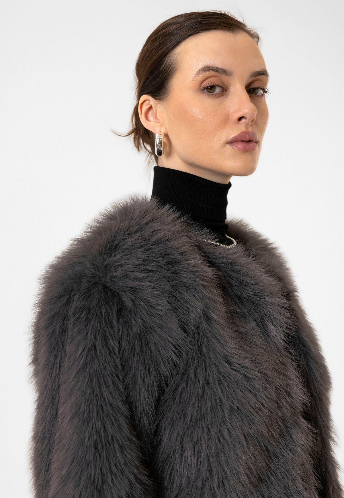 Antioch Women's Faux Fur Crop Jacket