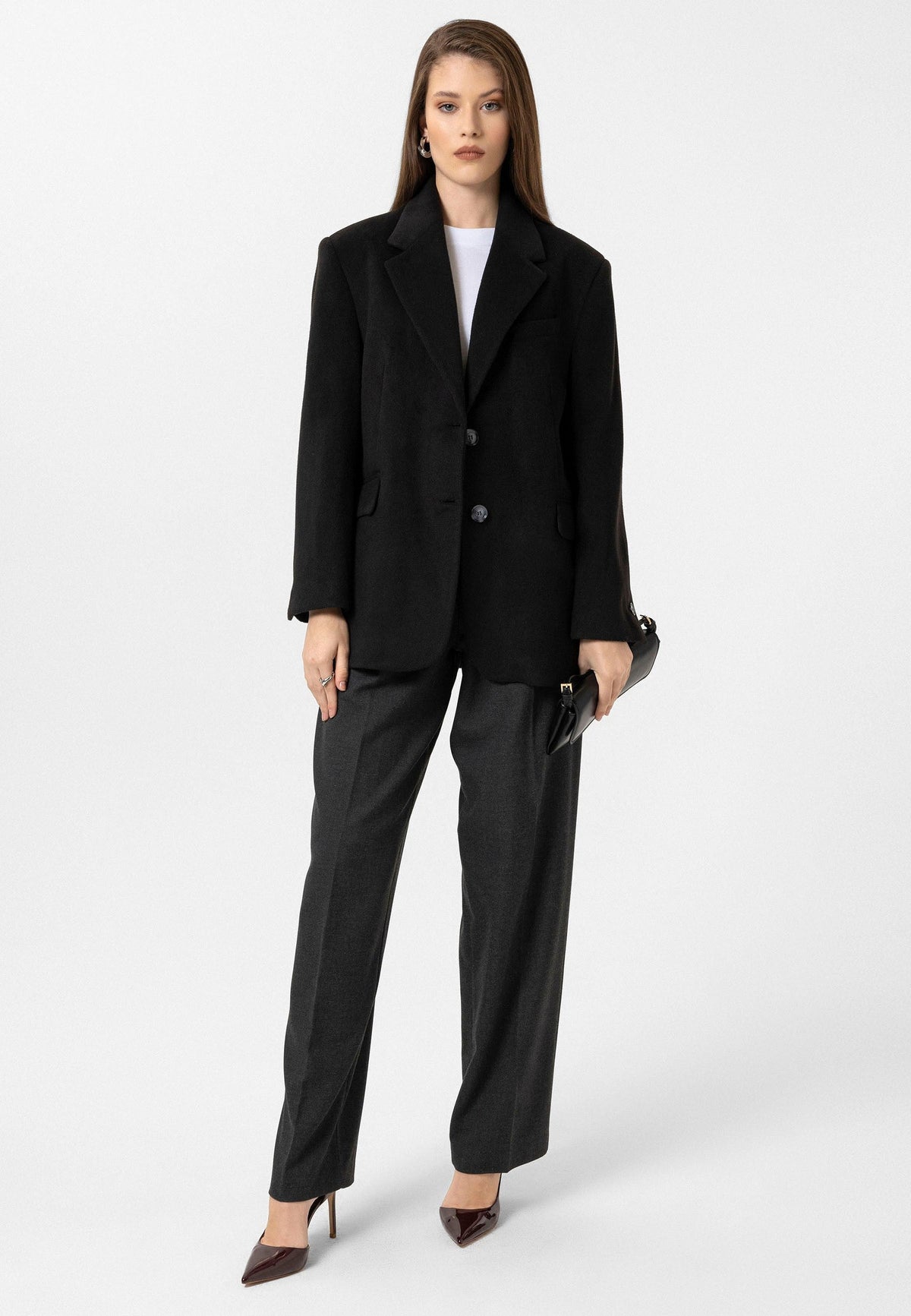 Antioch Women's Wool-Blend Blazer Jacket